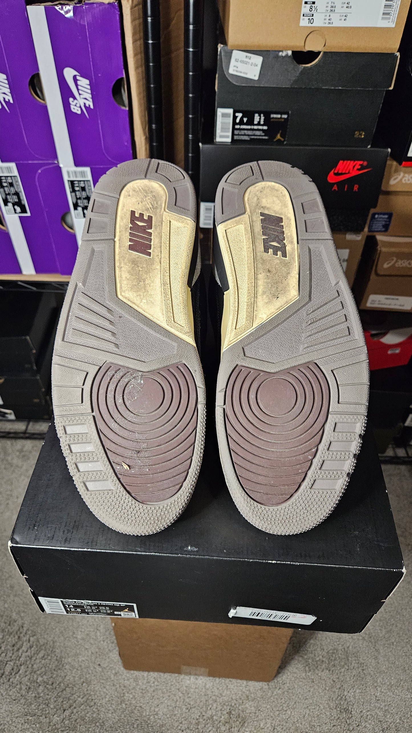 Size 14W/12.5M - A Ma Maniére x AJ 3 Retro While You Were Sleeping