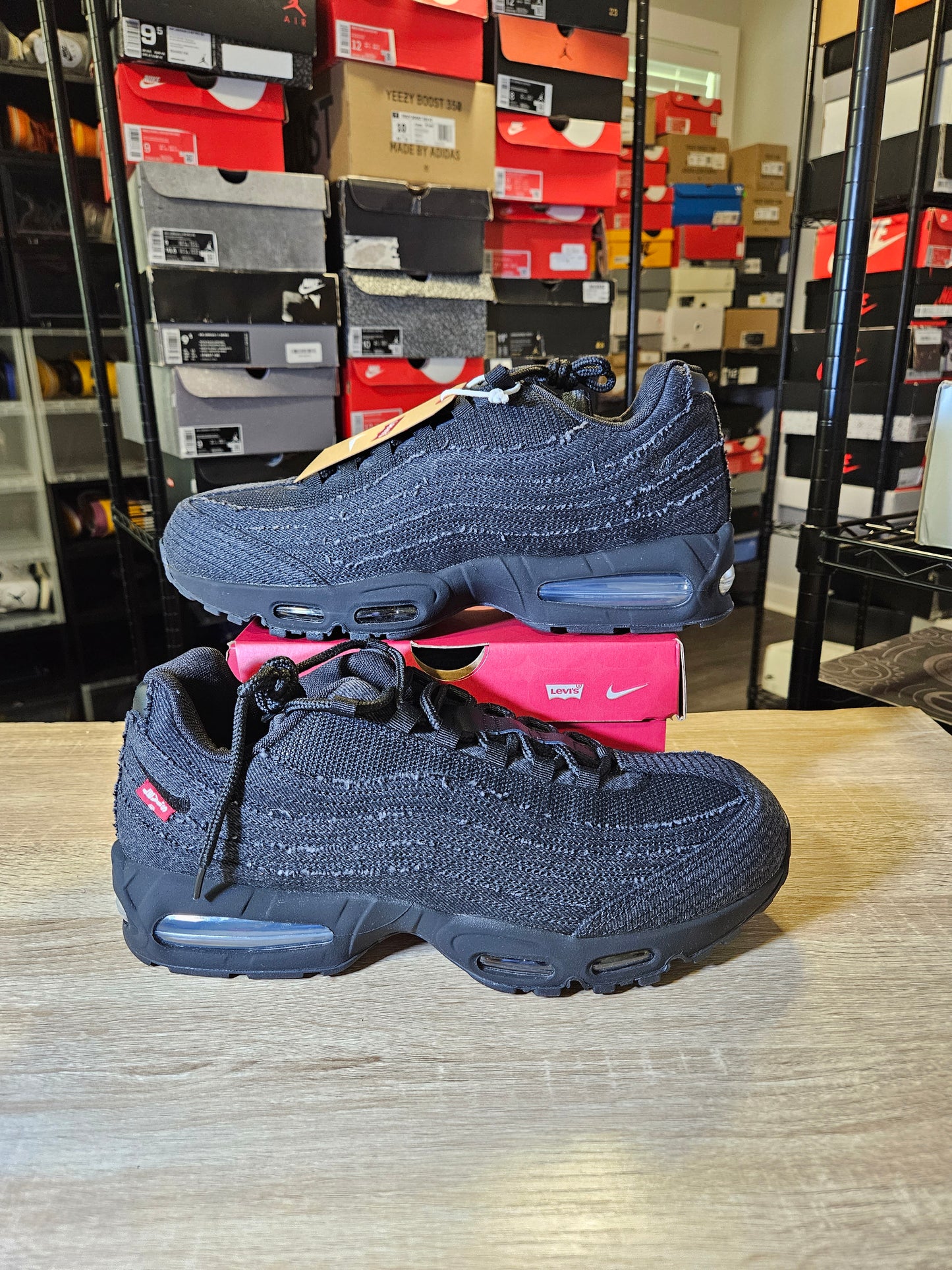 Size 13 - Levi’s x Air Max 95 Black