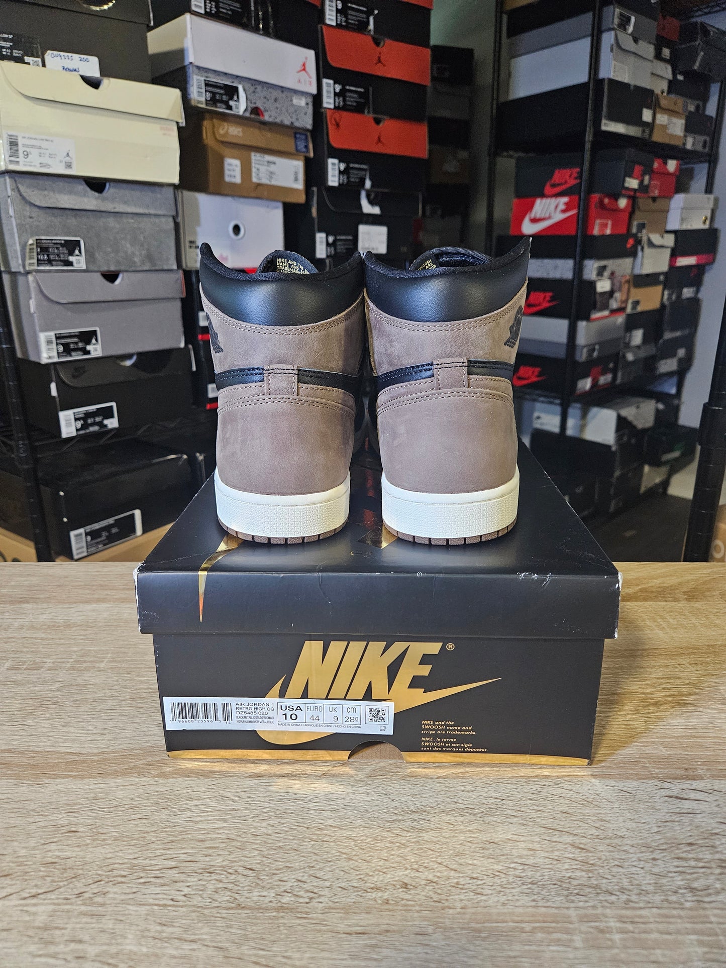 Size 10 -  AJ 1 Retro OG High Palomino