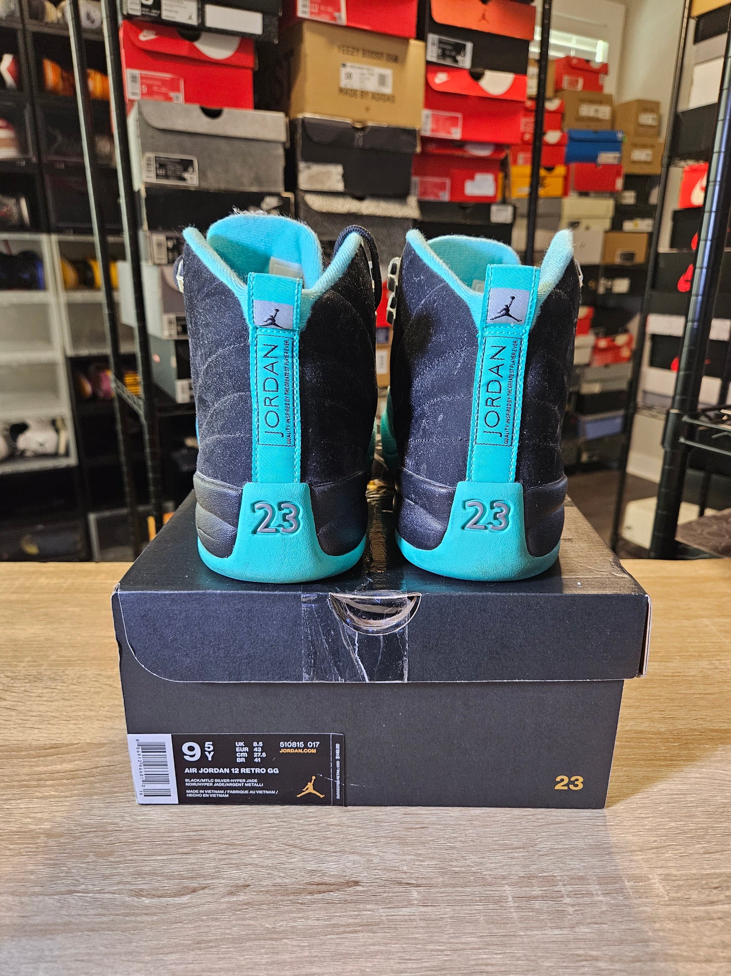 Size 9.5 - AJ 12 Hyper Jade
