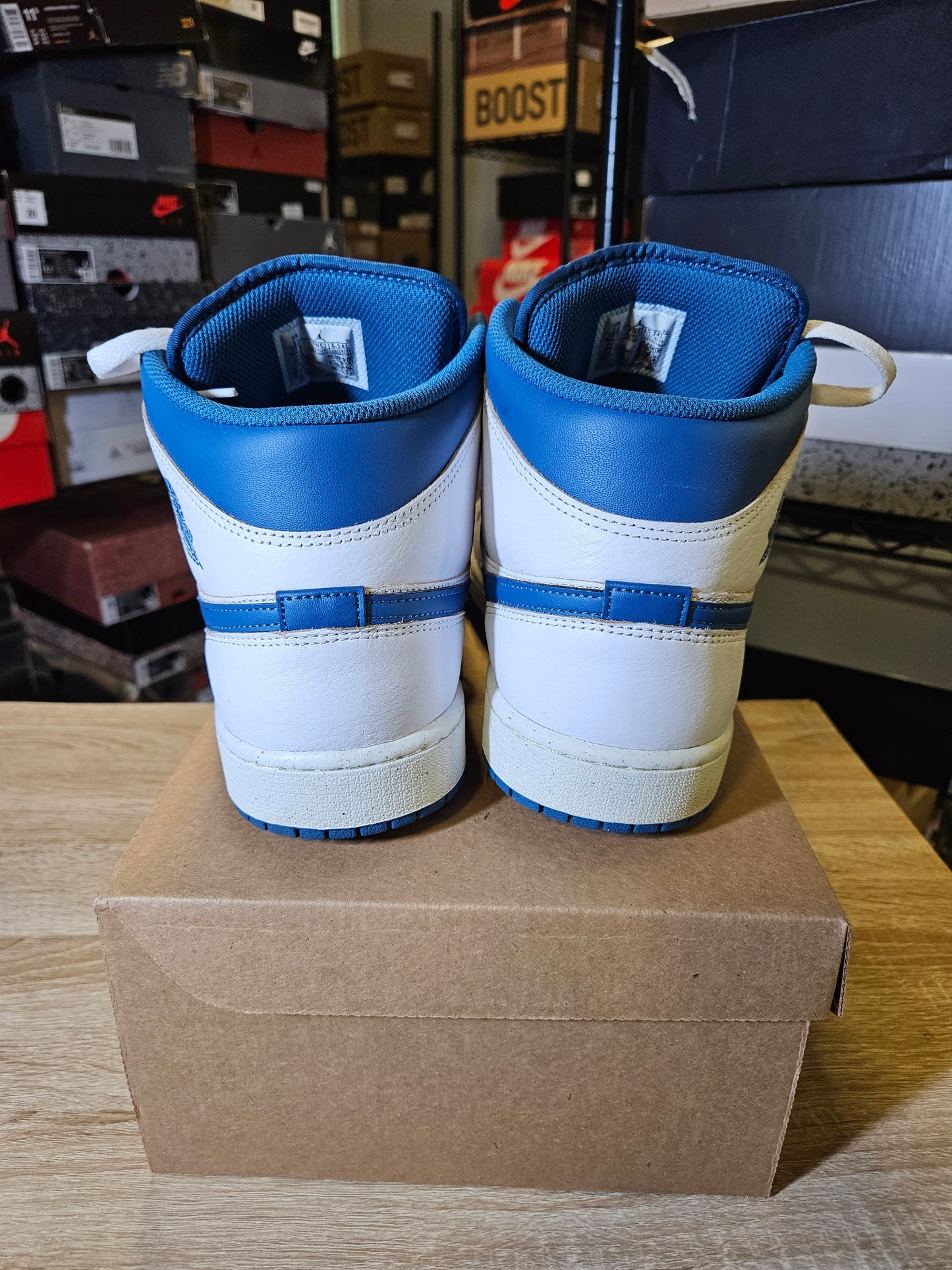 Size 12 - AJ 1 Mid Industrial Blue