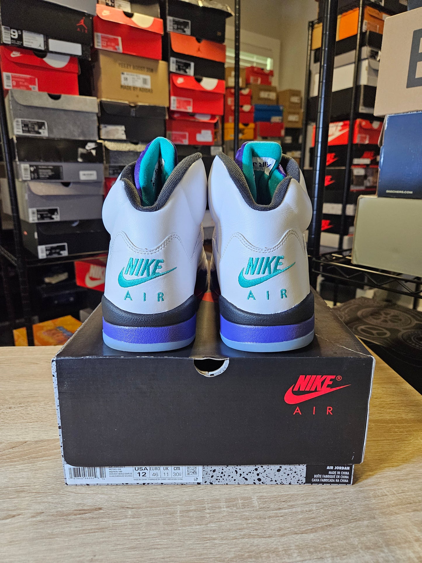 Size 12 - AJ 5 Retro 2025 Grape