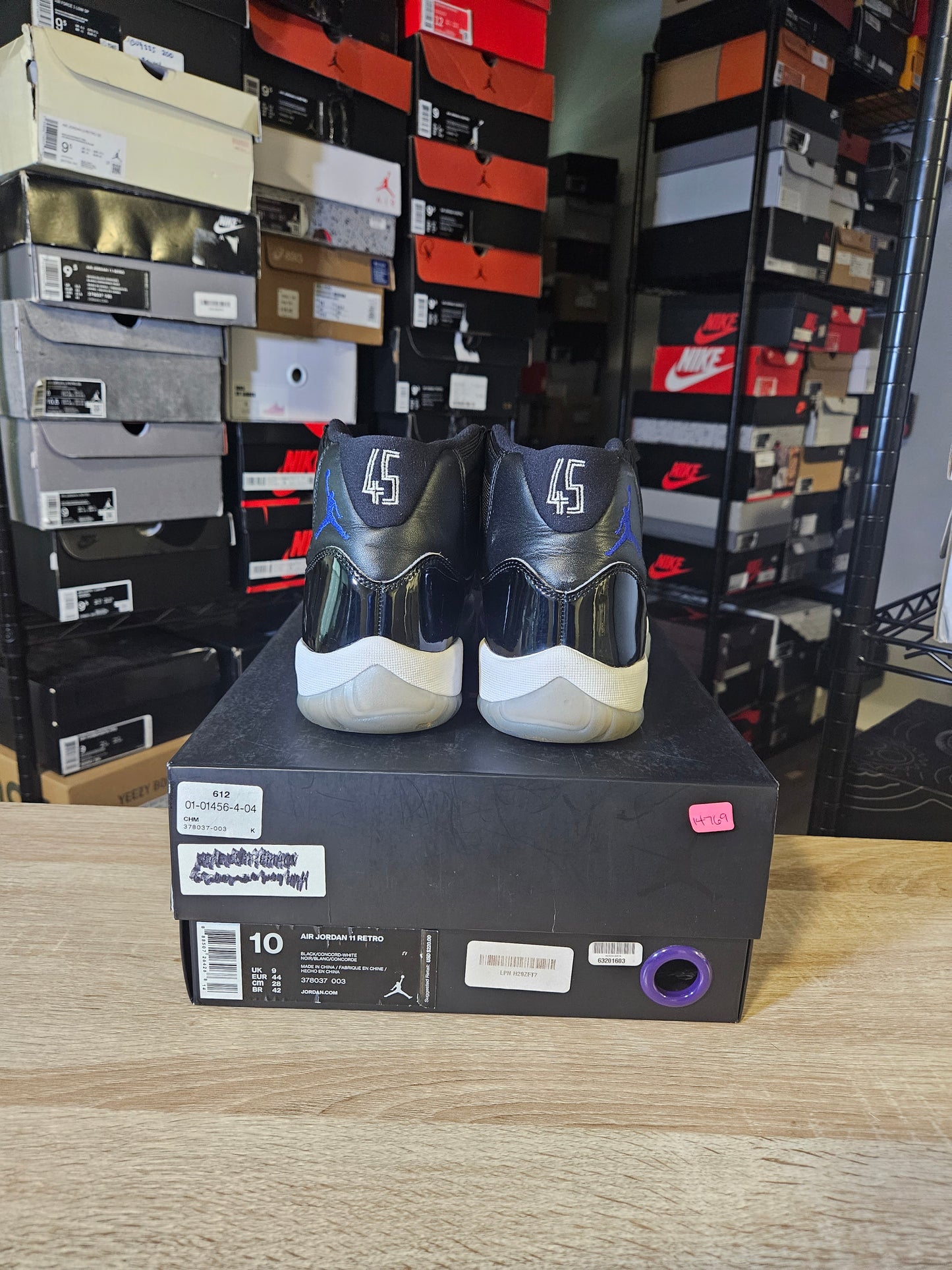 Size 10 - AJ 11 Retro High Space Jam
