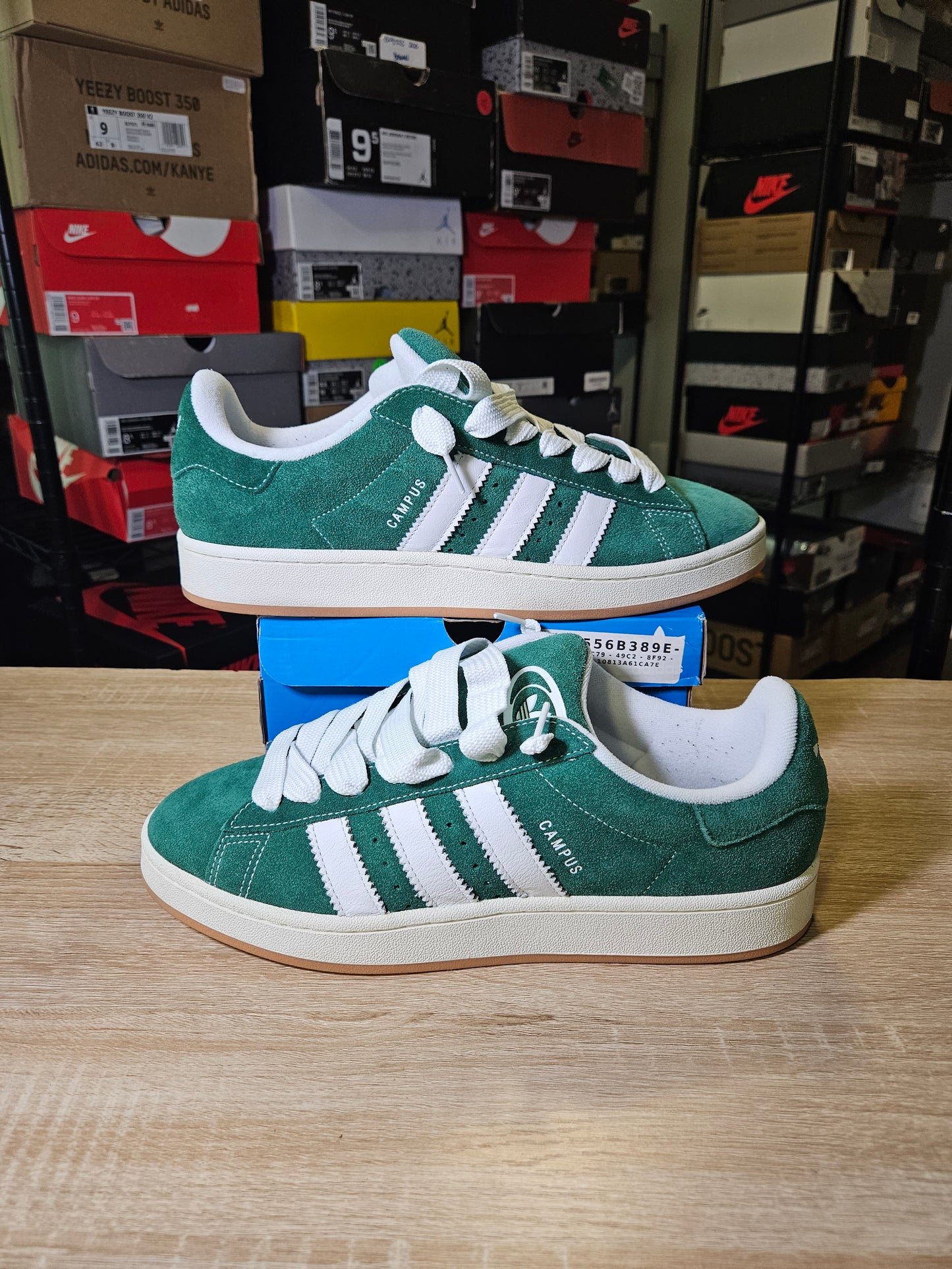 Size 12 - Campus 00s Dark Green Gum