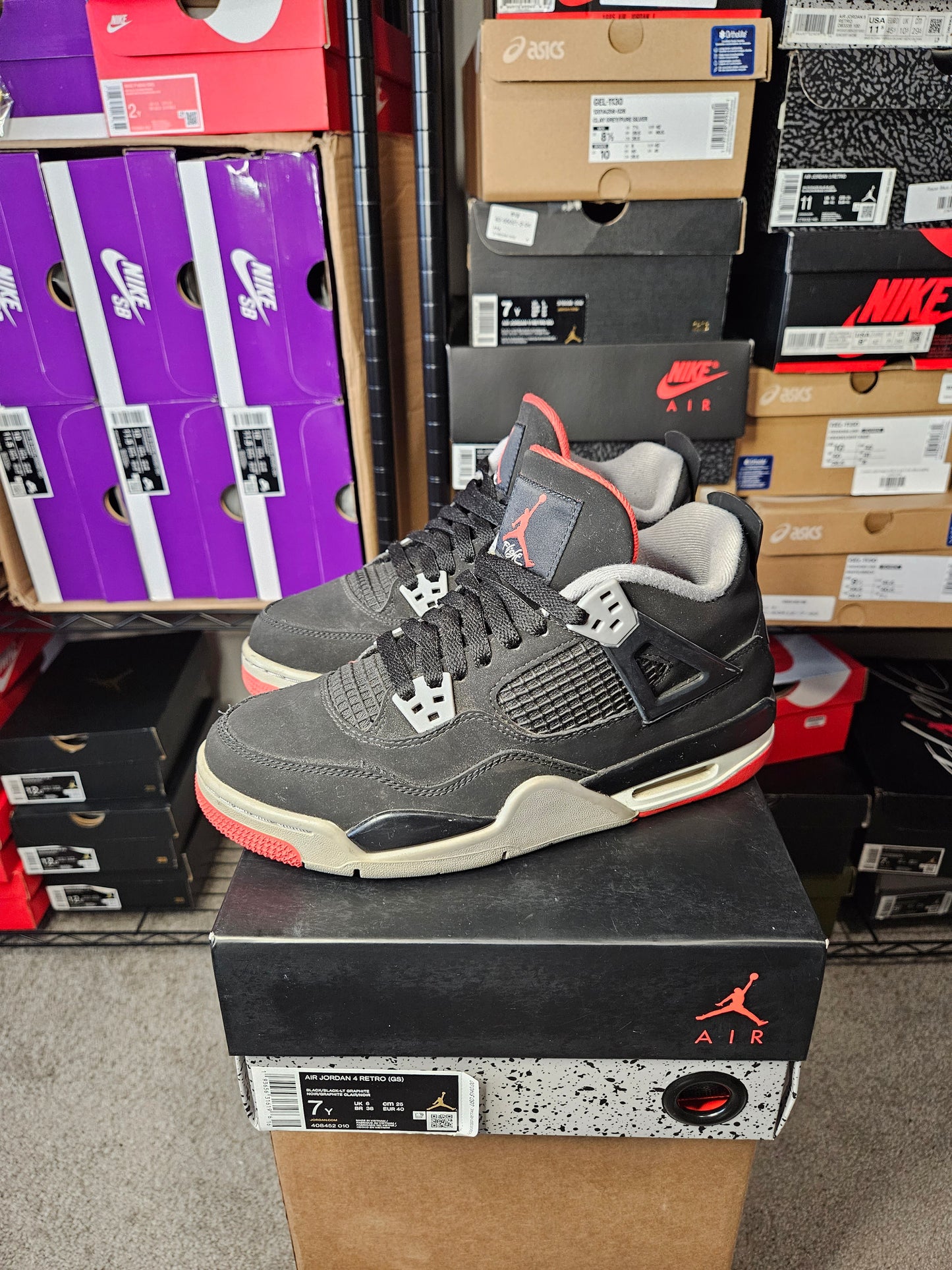 Size 7 - AJ 4 Retro OG Mid Bred 2019