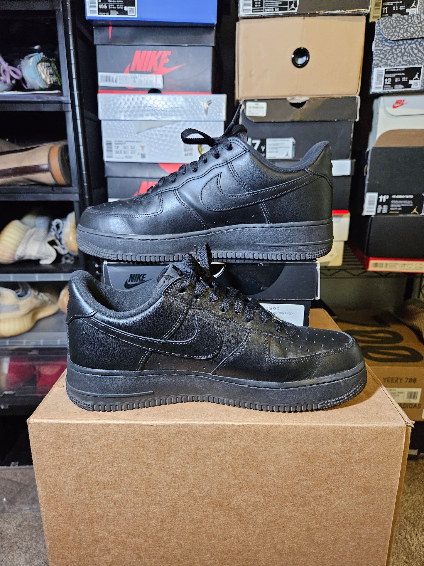 Size 9 - AF1 Low x Supreme Box Logo Black