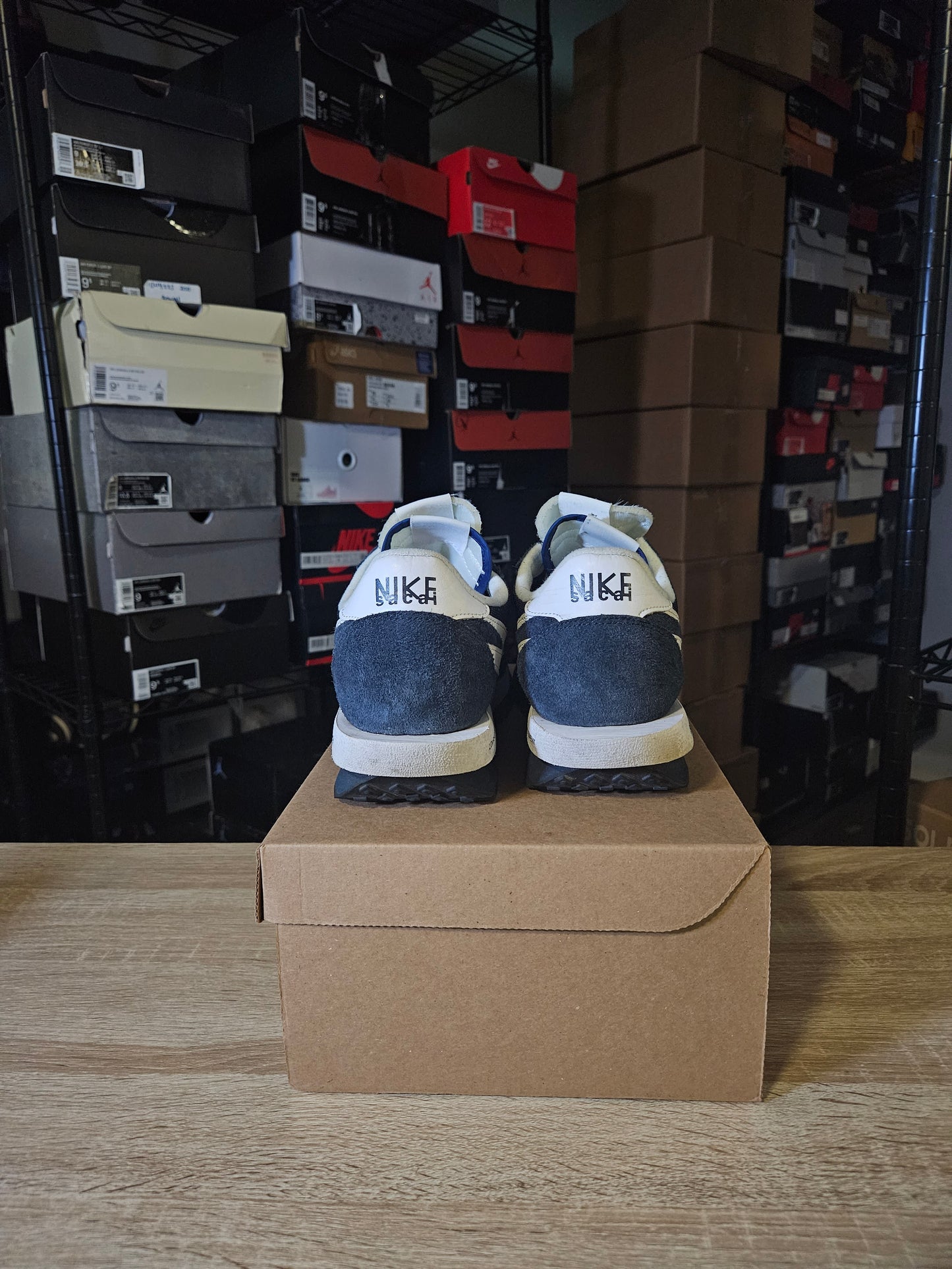 Size 11 - LDV Waffle x Fragment Design x sacai Low Blackened Blue