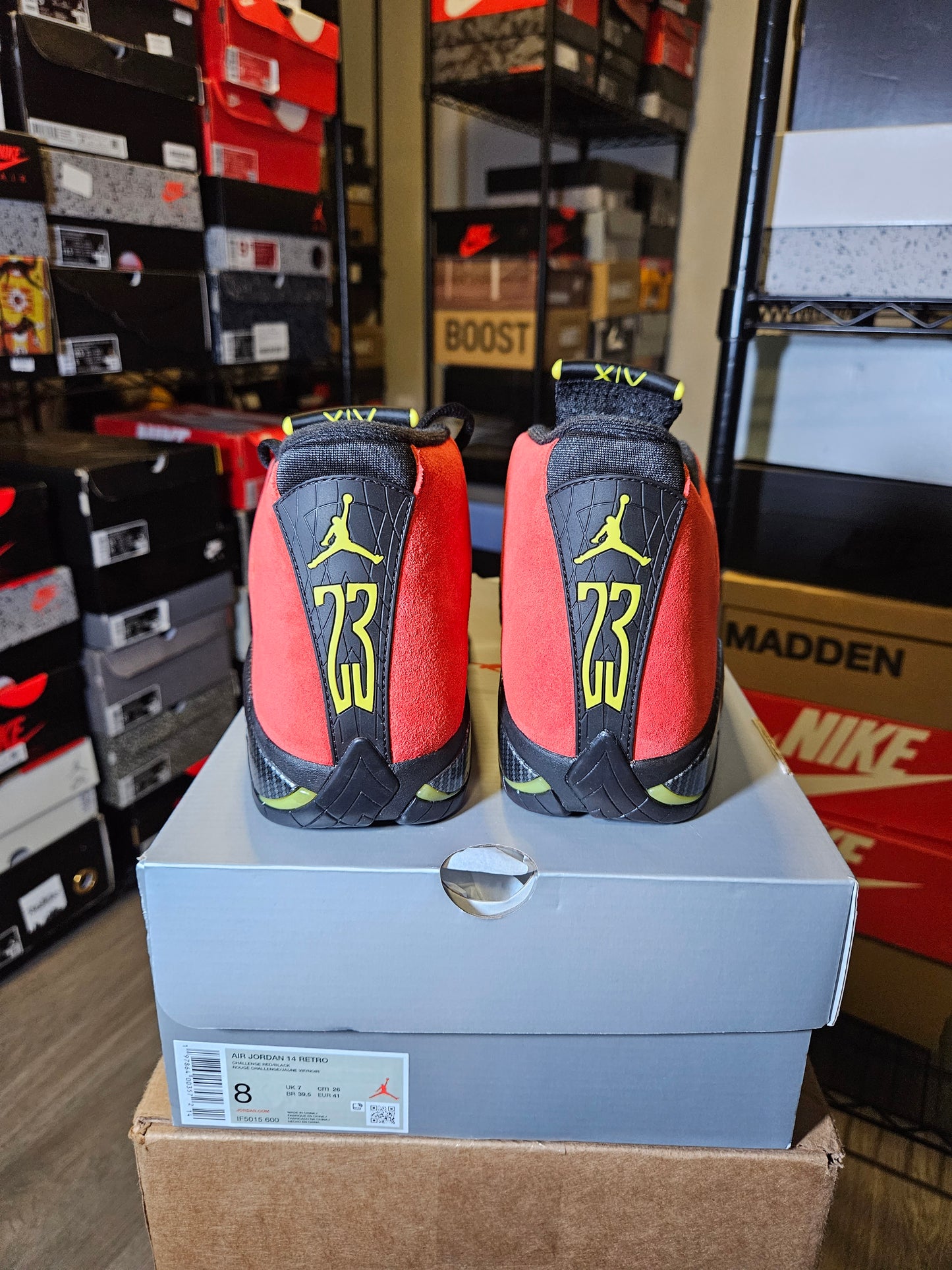 Size 8 - Air Jordan 14 Retro 2025 Ferrari