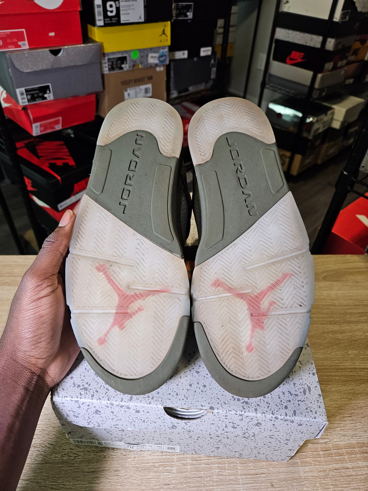 Size 10 - AJ 5 Retro 2024 Olive
