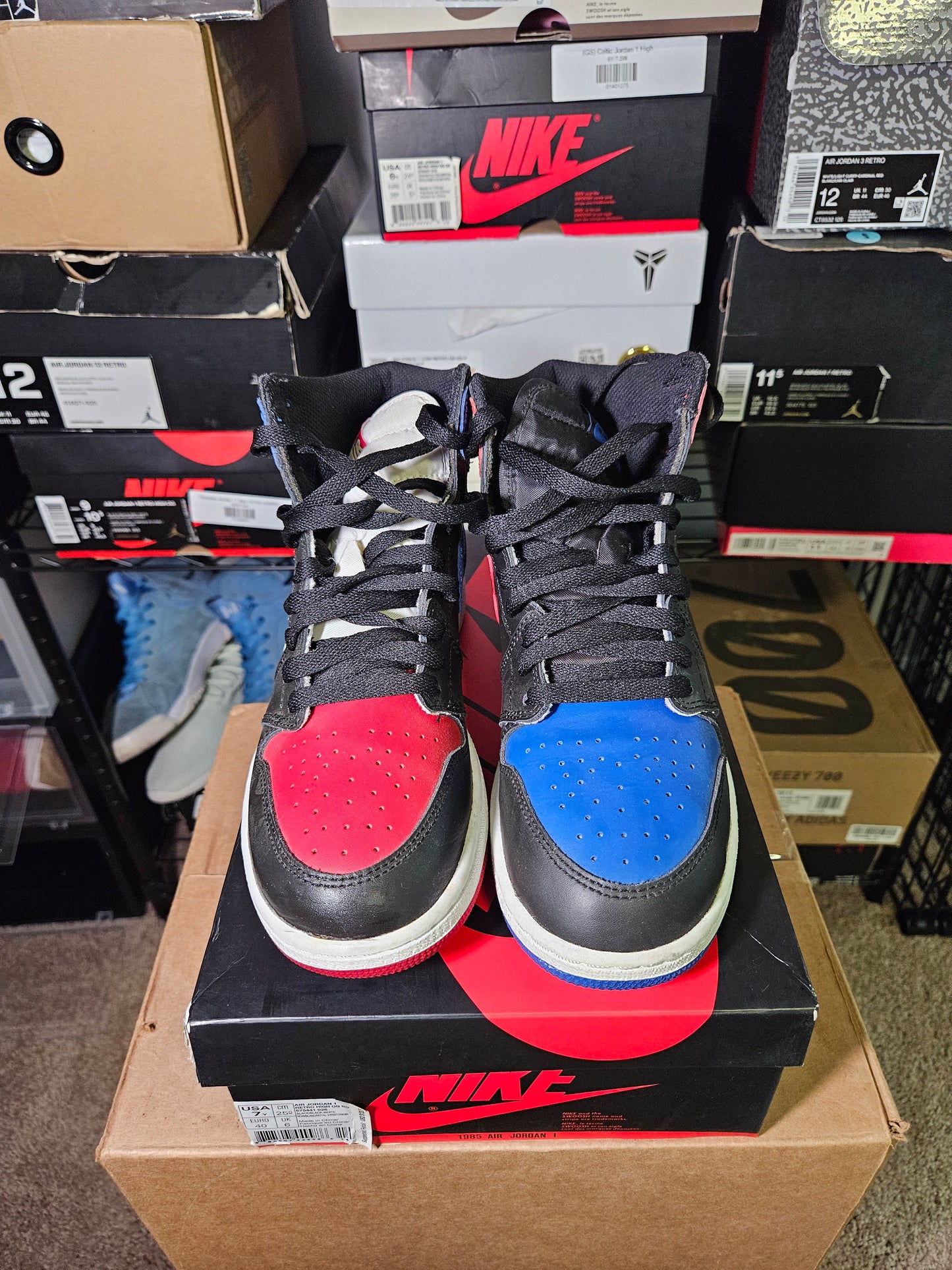 Size 7 - AJ 1 Retro High OG Top 3 2016