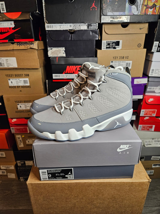 Size 9 - AJ 9 Retro 2025 Cool Grey