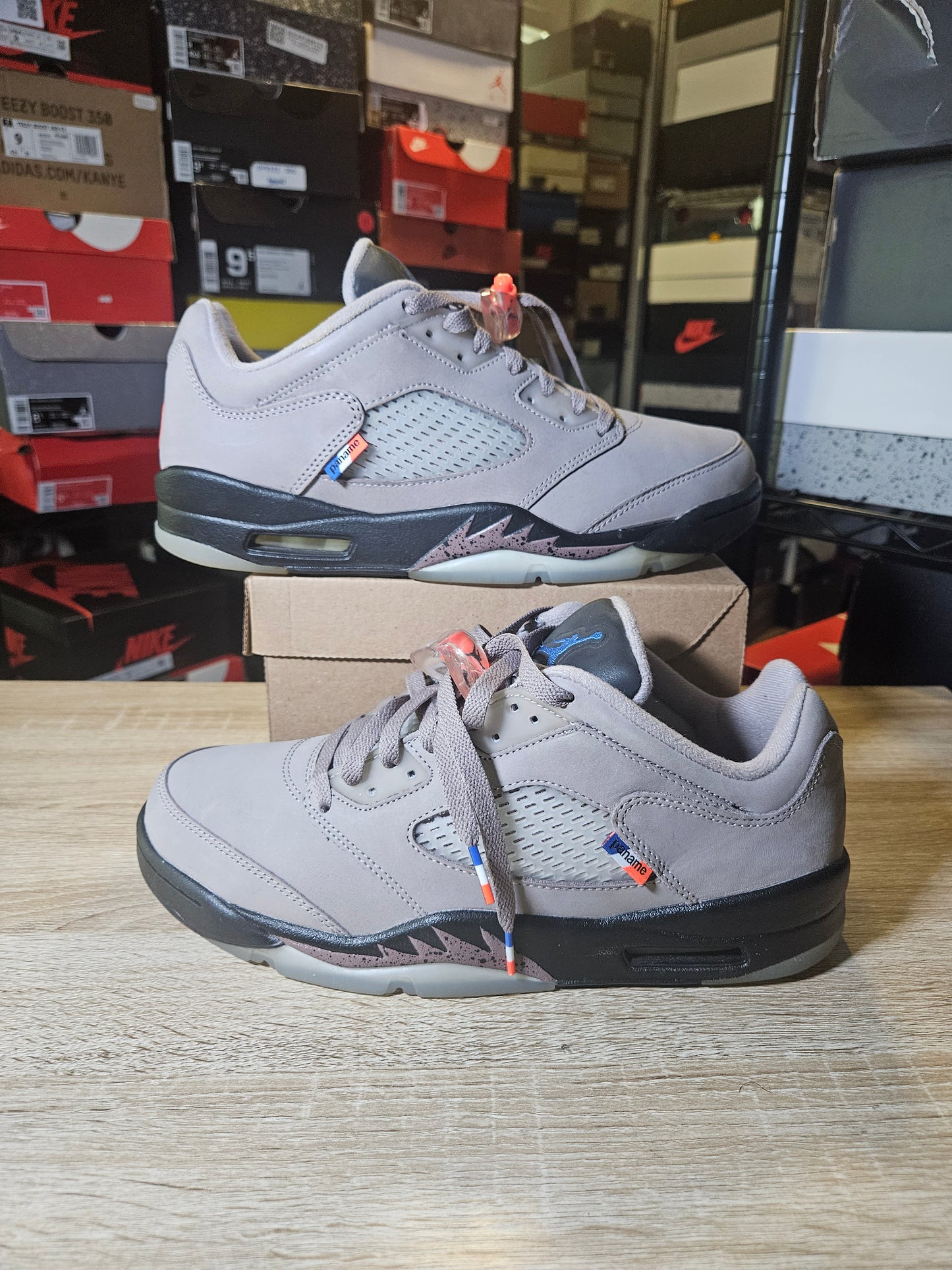 Size 10 - Paris Saint-Germain x AJ 5 Retro Low Paname