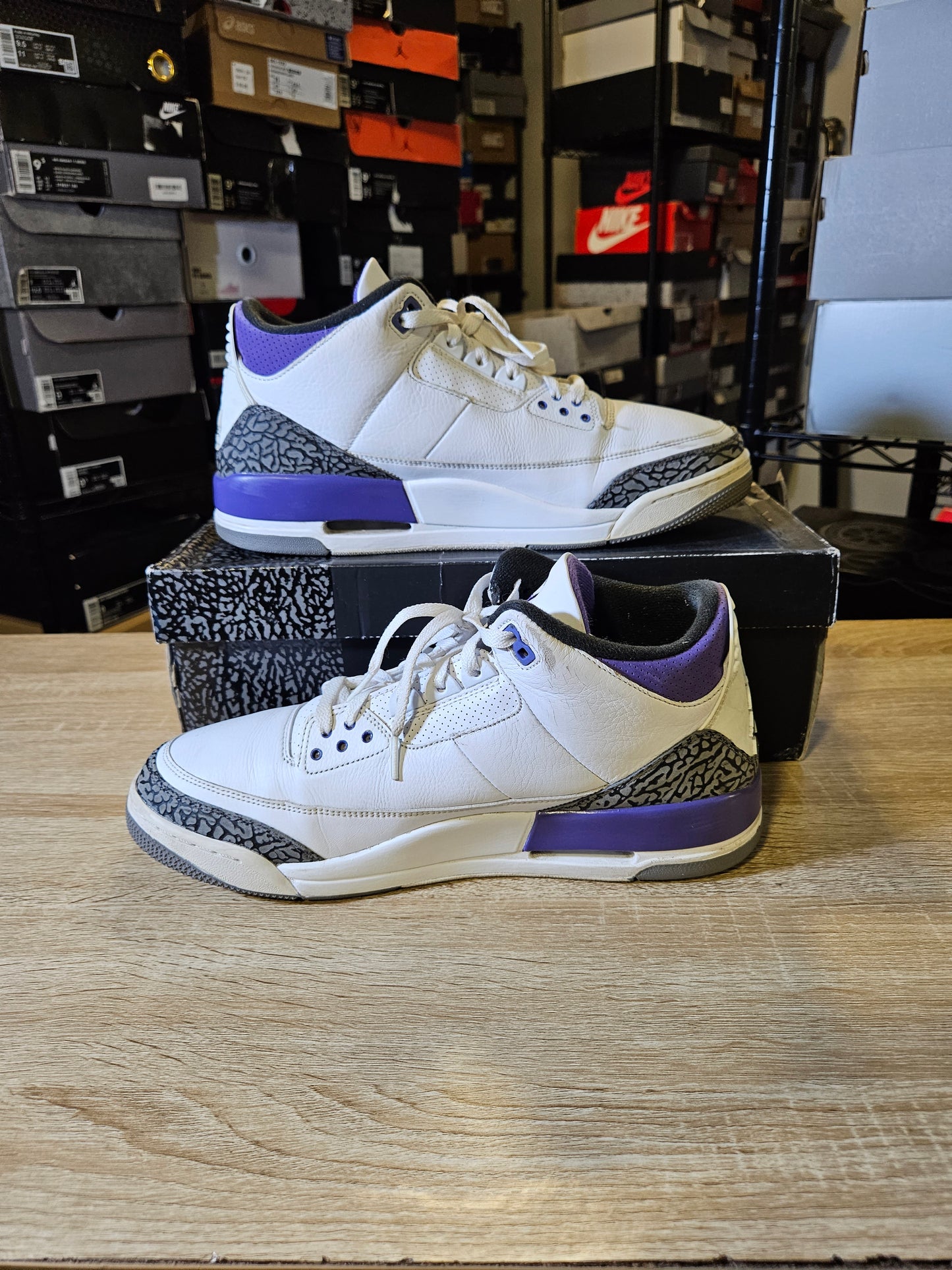 Size 13 - AJ 3 Retro Mid Dark Iris