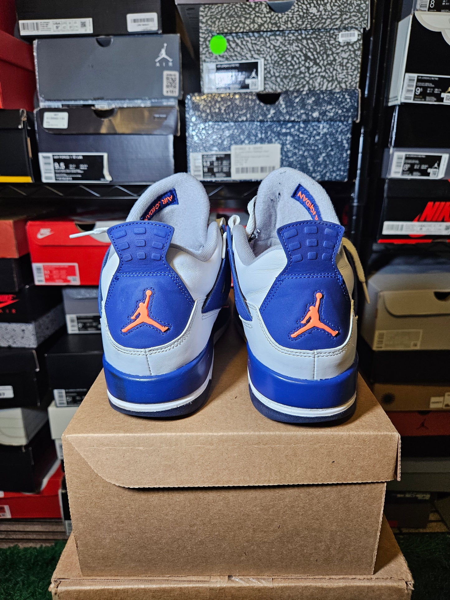 Size 8.5Y - AJ 4 Low Deep Royal Blue