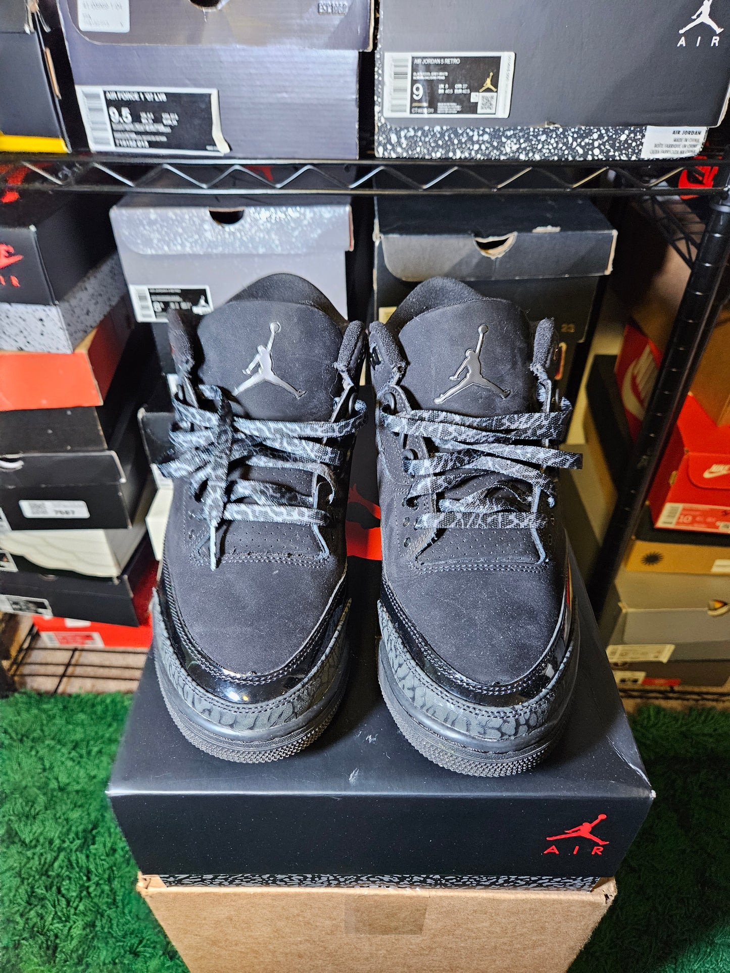 Size 9.5 - AJ 3 Retro 2025 Black Cat