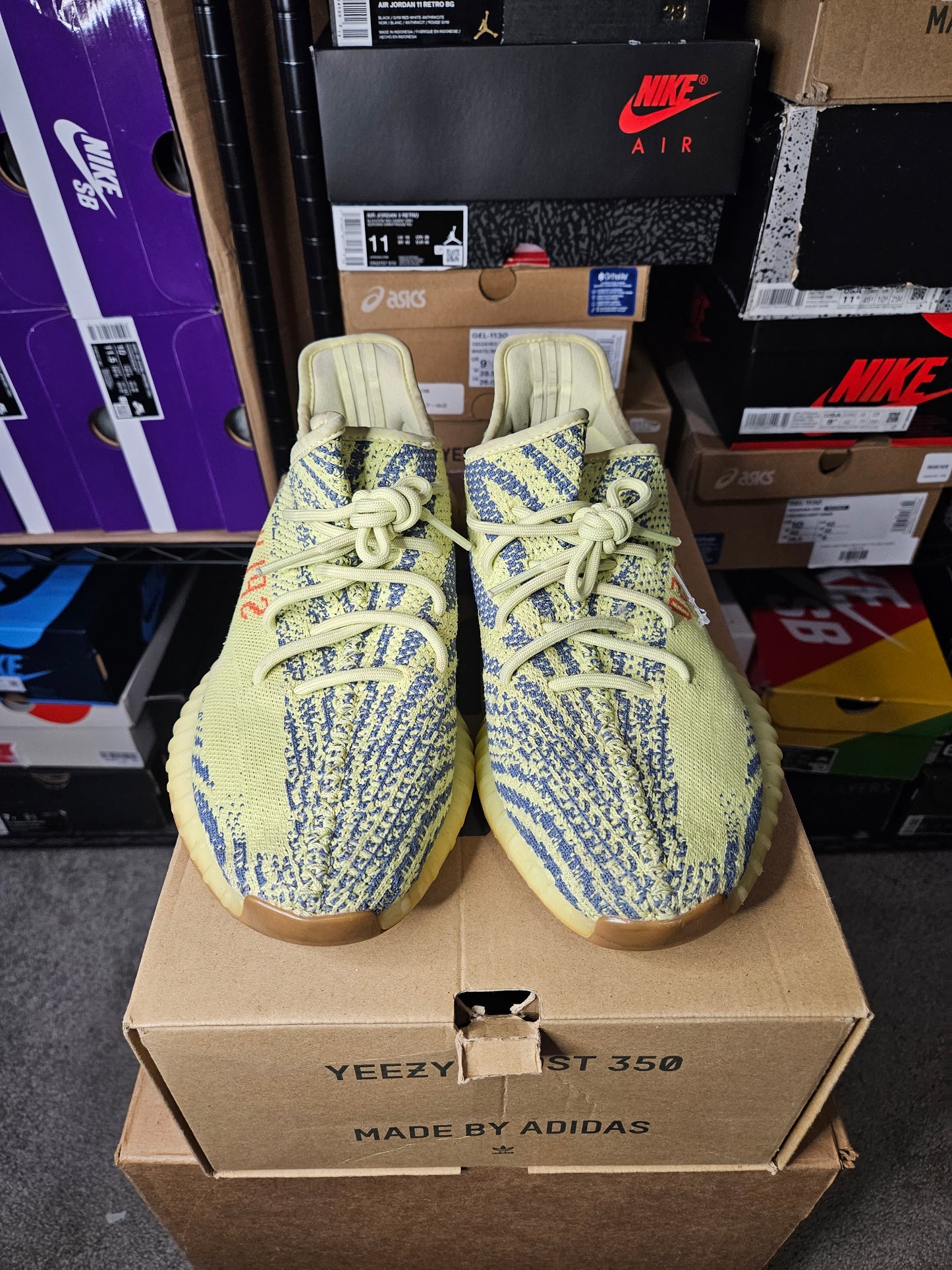 Size 11 - YZY Boost 350 V2 Low Semi Frozen Yellow
