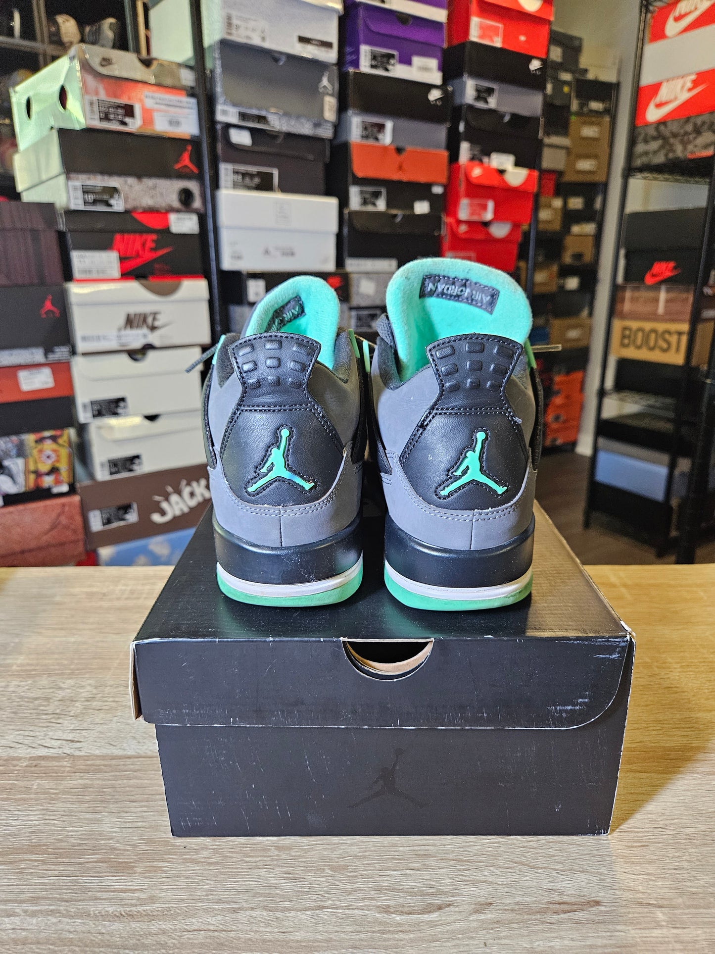 Size 7 (GS) - AJ 4 Retro Low Green Glow