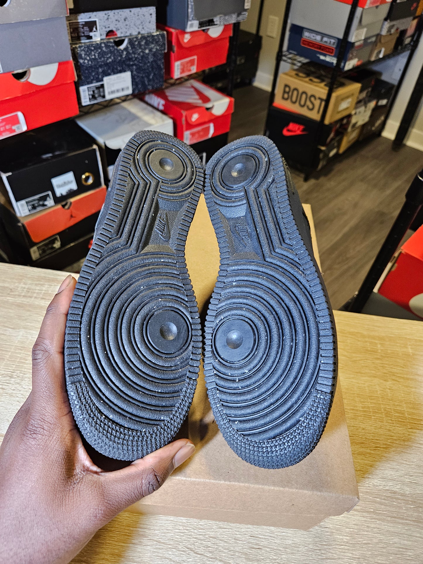 Size 7 (GS) - AF1 Low Triple Black - 314192-009