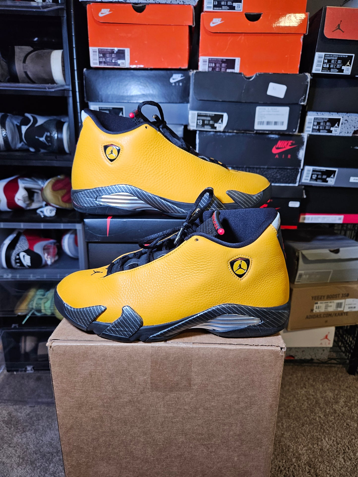 Size 10.5 - AJ 14 Retro Reverse Ferrari