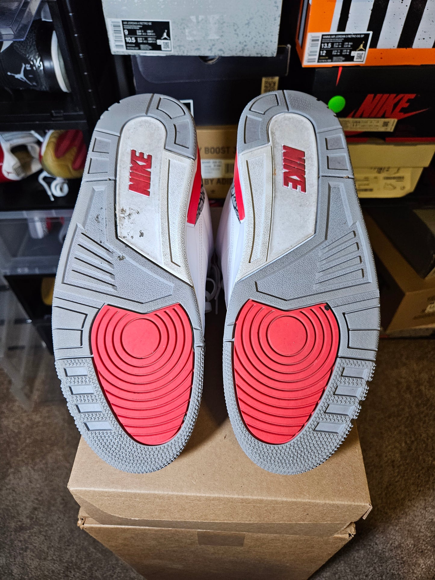 Size 11.5 - AJ 3 Retro Mid Fire Red
