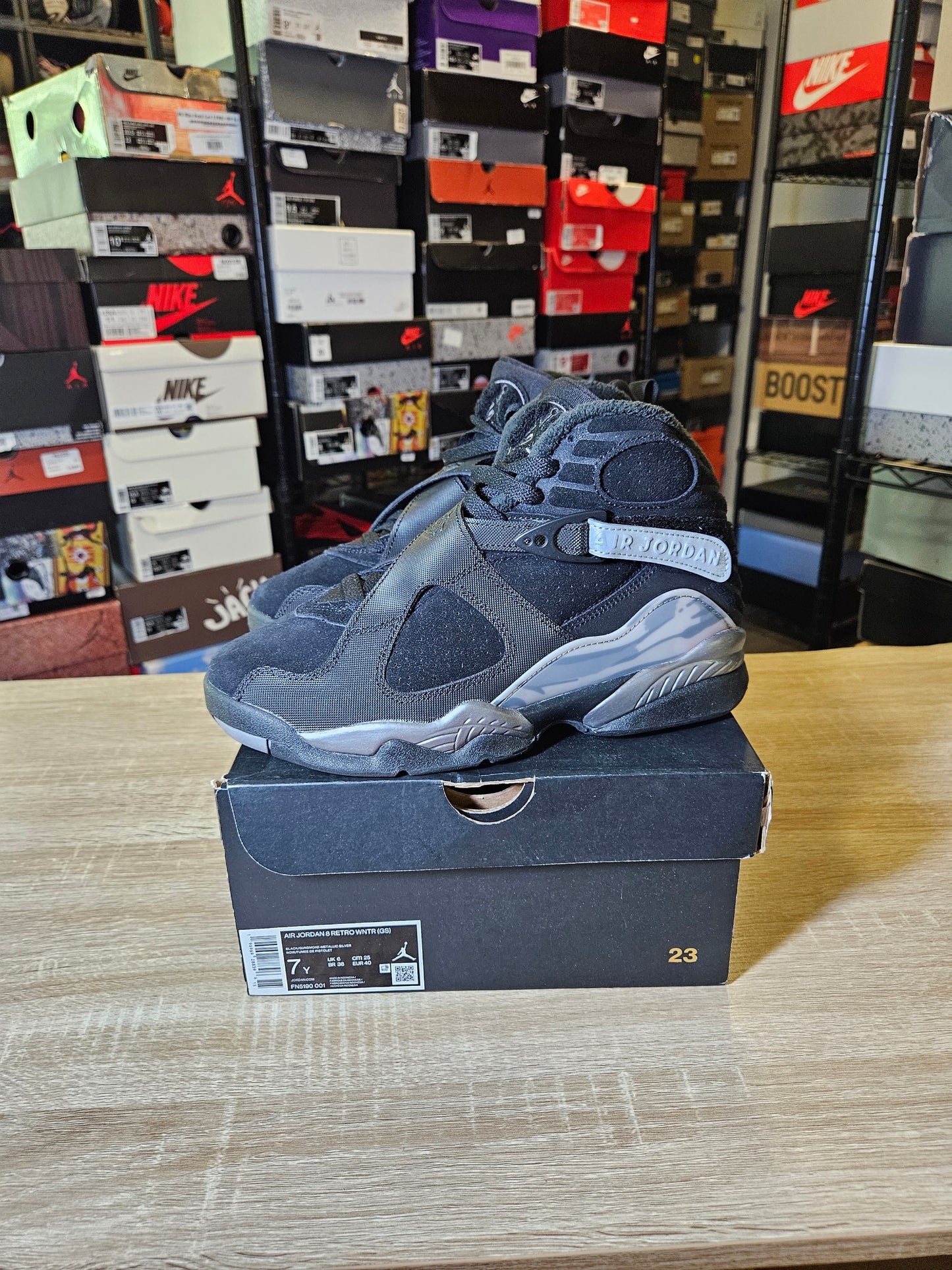 Size 7 - AJ 8 Retro Winterized Gunsmoke