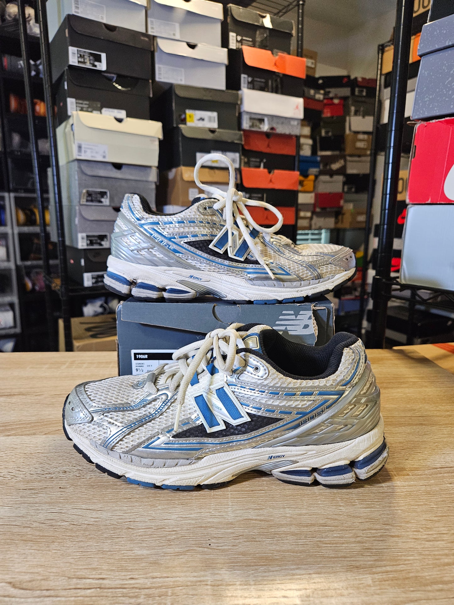 Size 10 - New Balance 1906R Silver Blue Agate