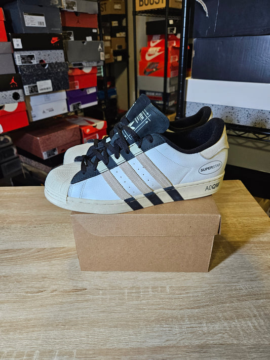 Size 10 - adidas Superstar Extended Stripes