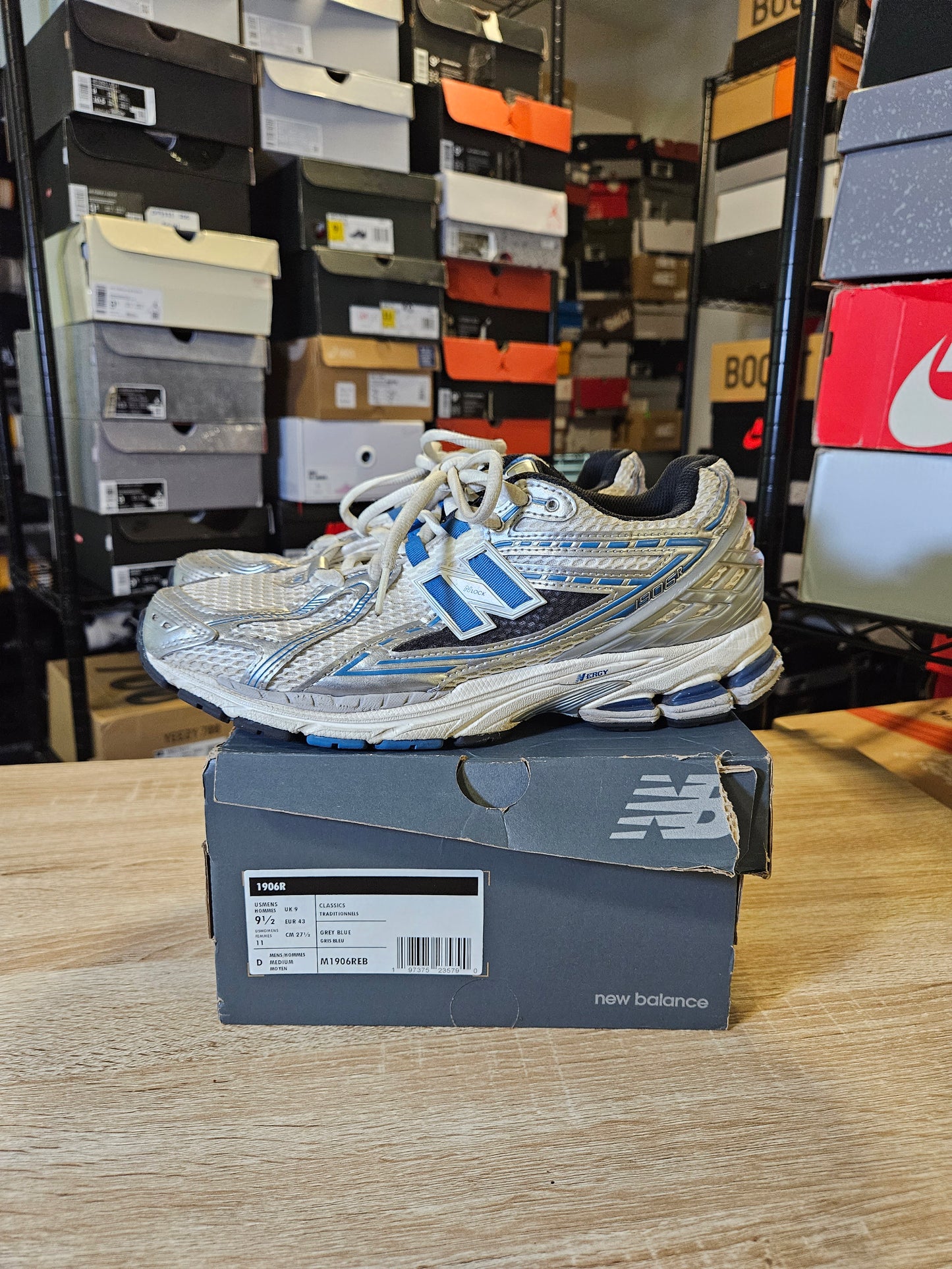 Size 10 - New Balance 1906R Silver Blue Agate