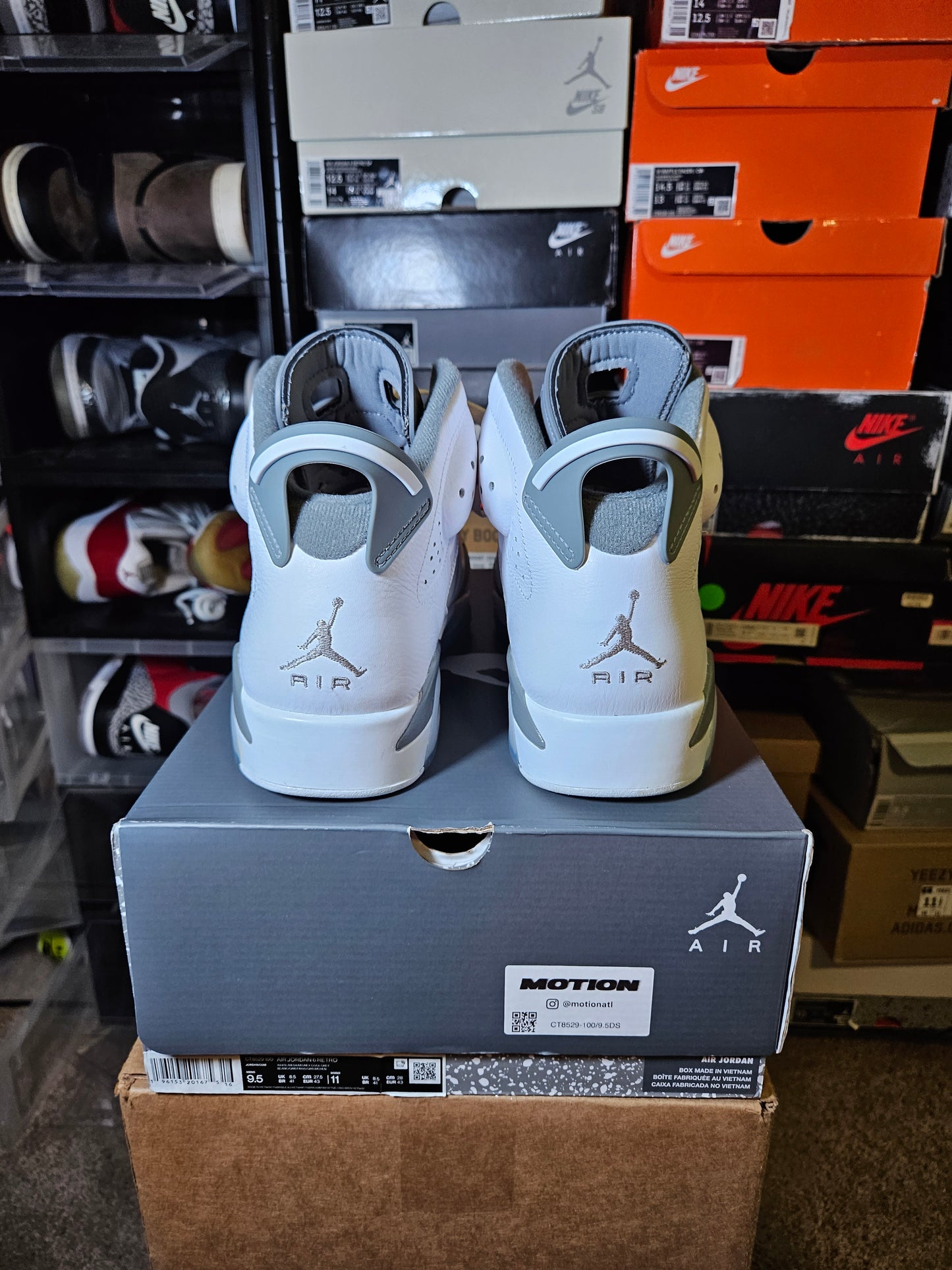 Size 9.5 - AJ 6 Retro Low Cool Grey