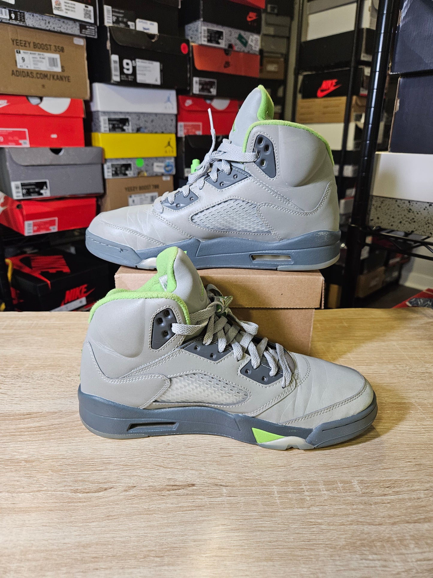 Size 9.5 - AJ 5 Retro Green Bean