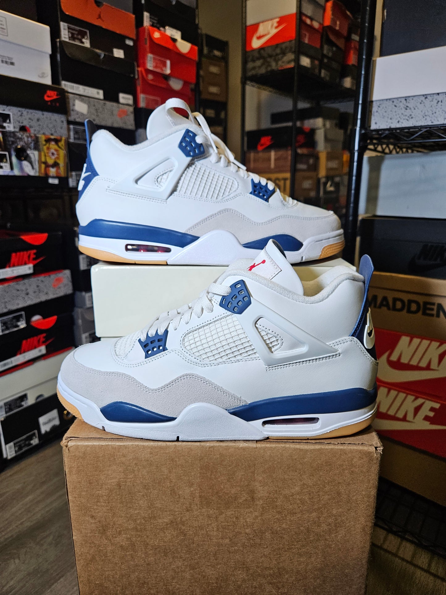 Size 11.5 - SB x AJ 4 Retro SP Navy