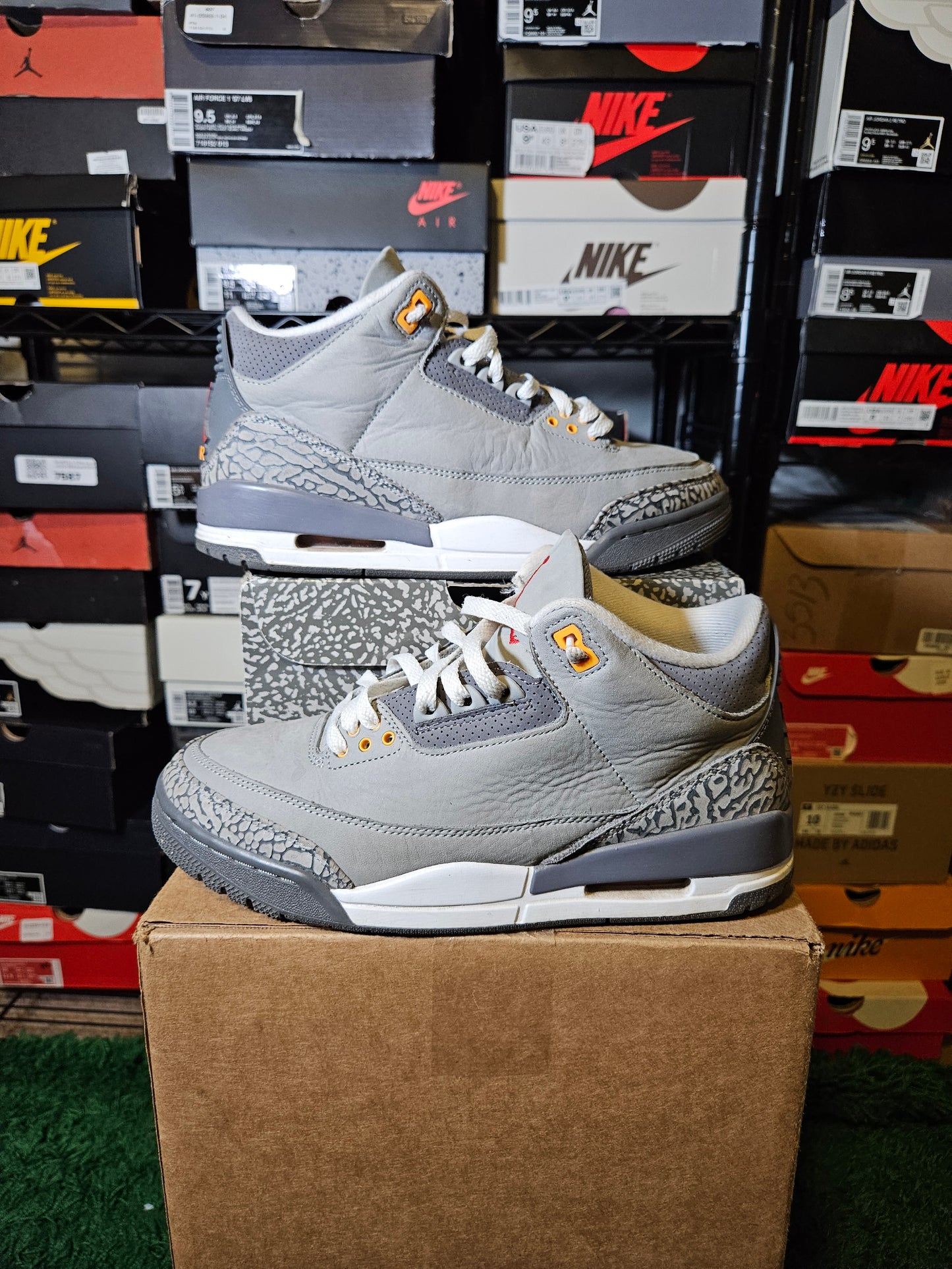 Size 8.5 - AJ 3 Retro Mid Cool Grey