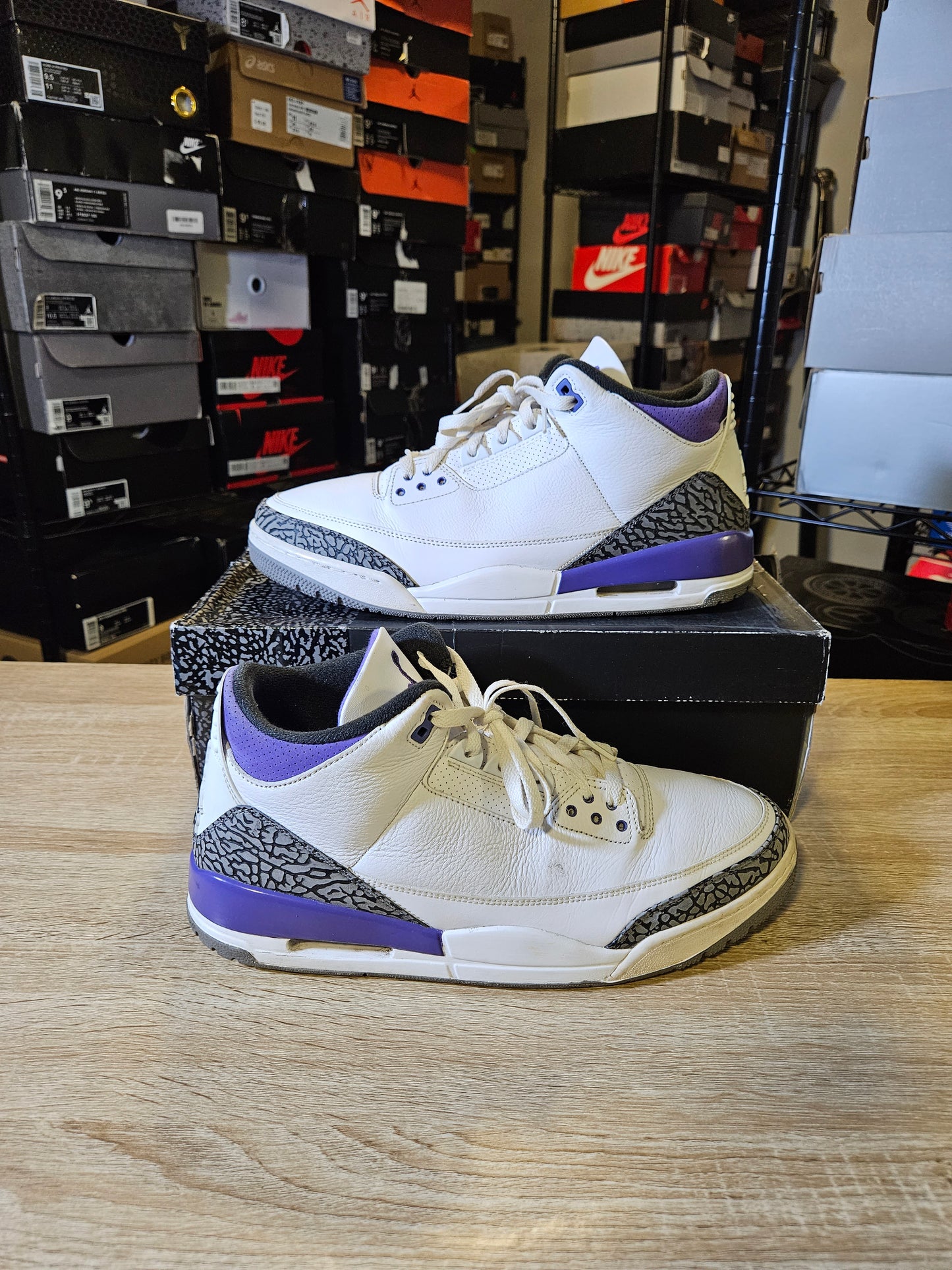 Size 13 - AJ 3 Retro Mid Dark Iris