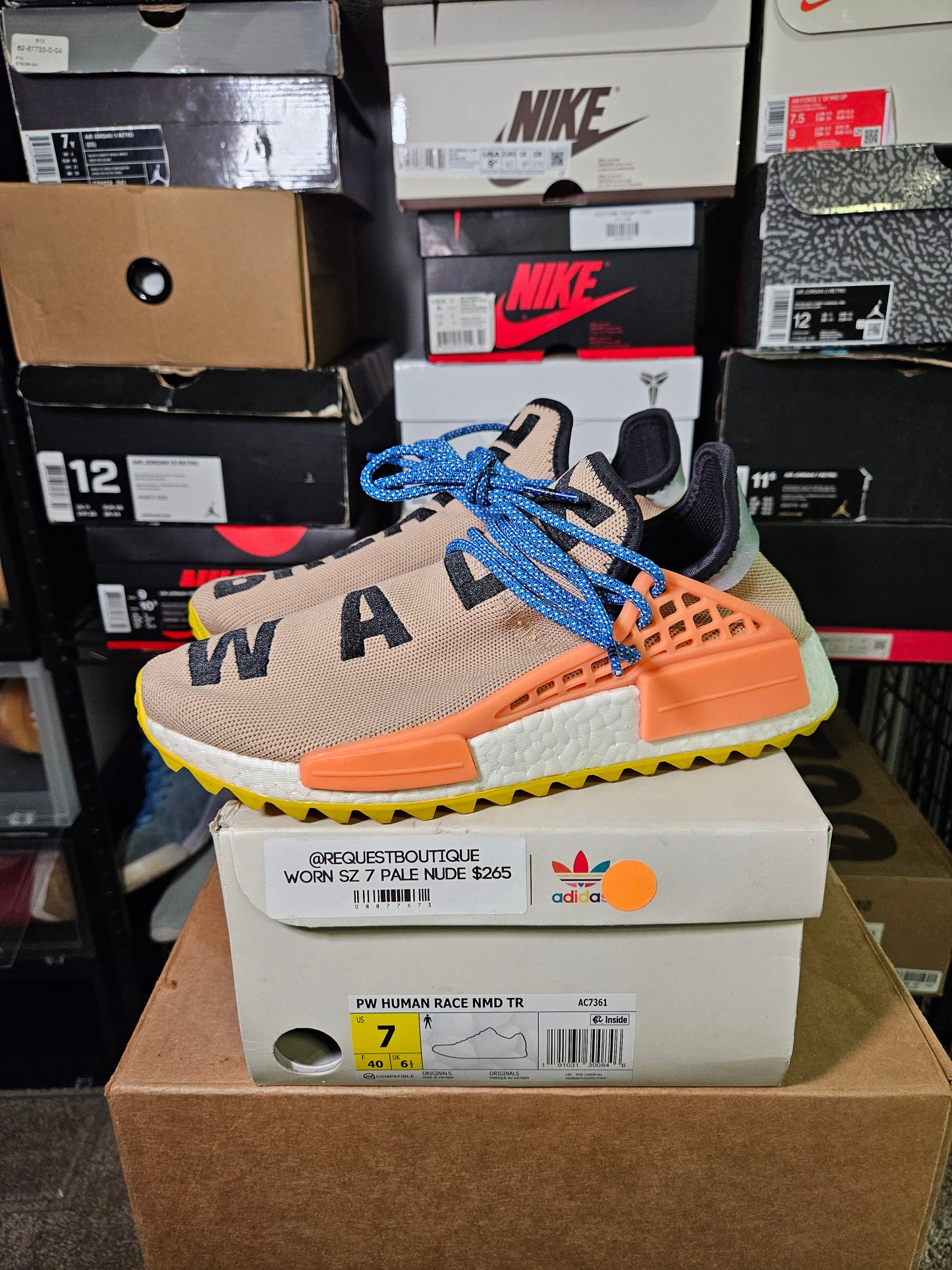 Size 7 - Pharrell x NMD Trail Human Race