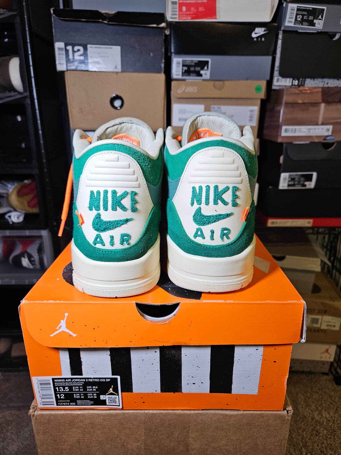 Size 13.5W/12M - Nina Chanel Abney x AJ 3 Retro SP Bicoastal
