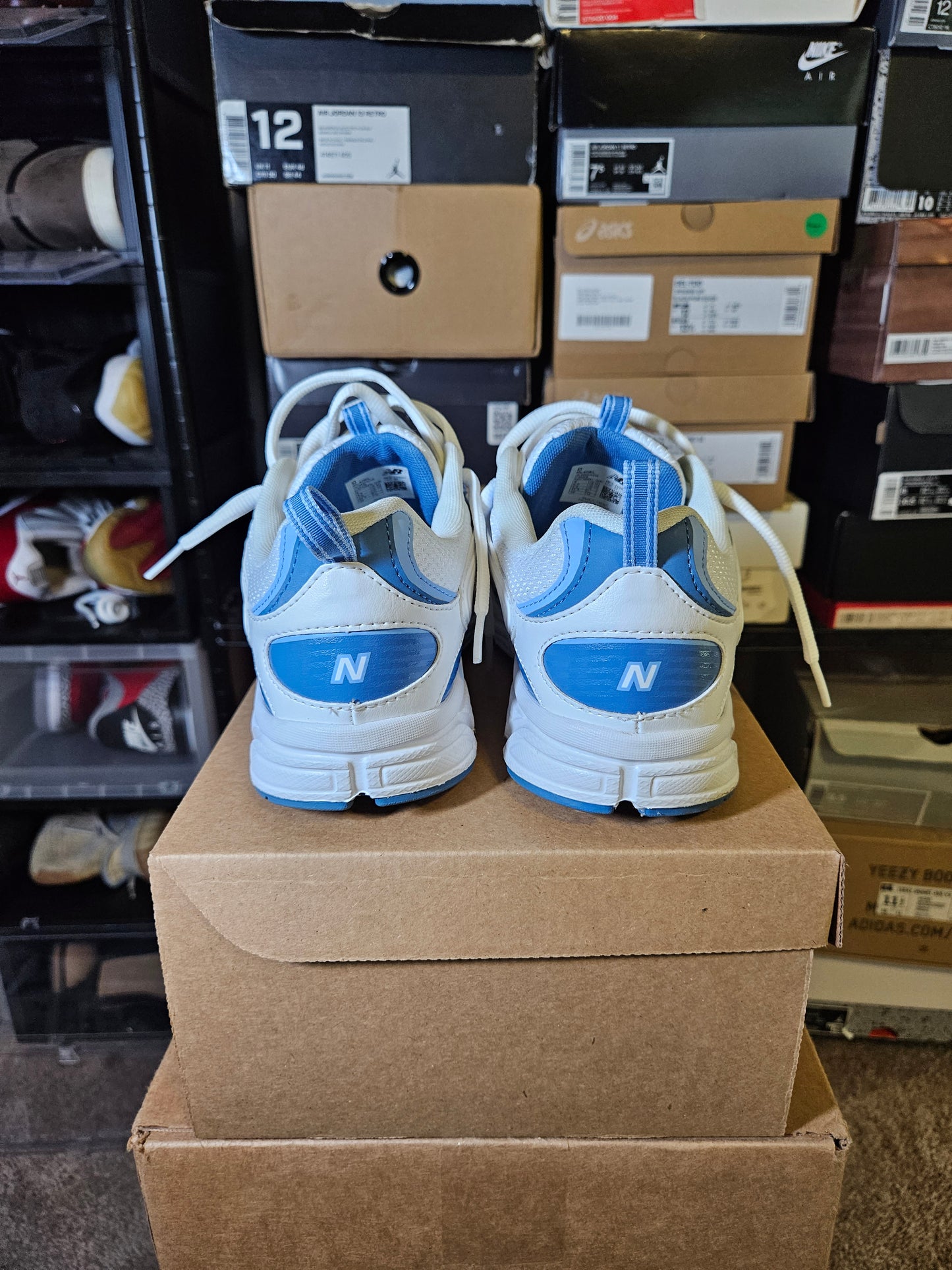 Size 8 - New Balance 408 White UNC Blue