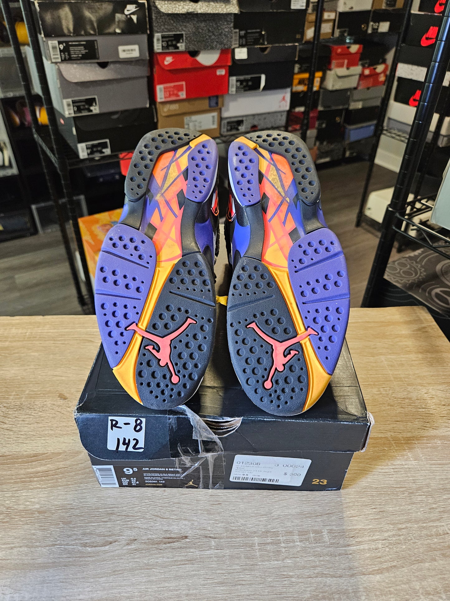 Size 9.5 - AJ 8 Three-Peat
