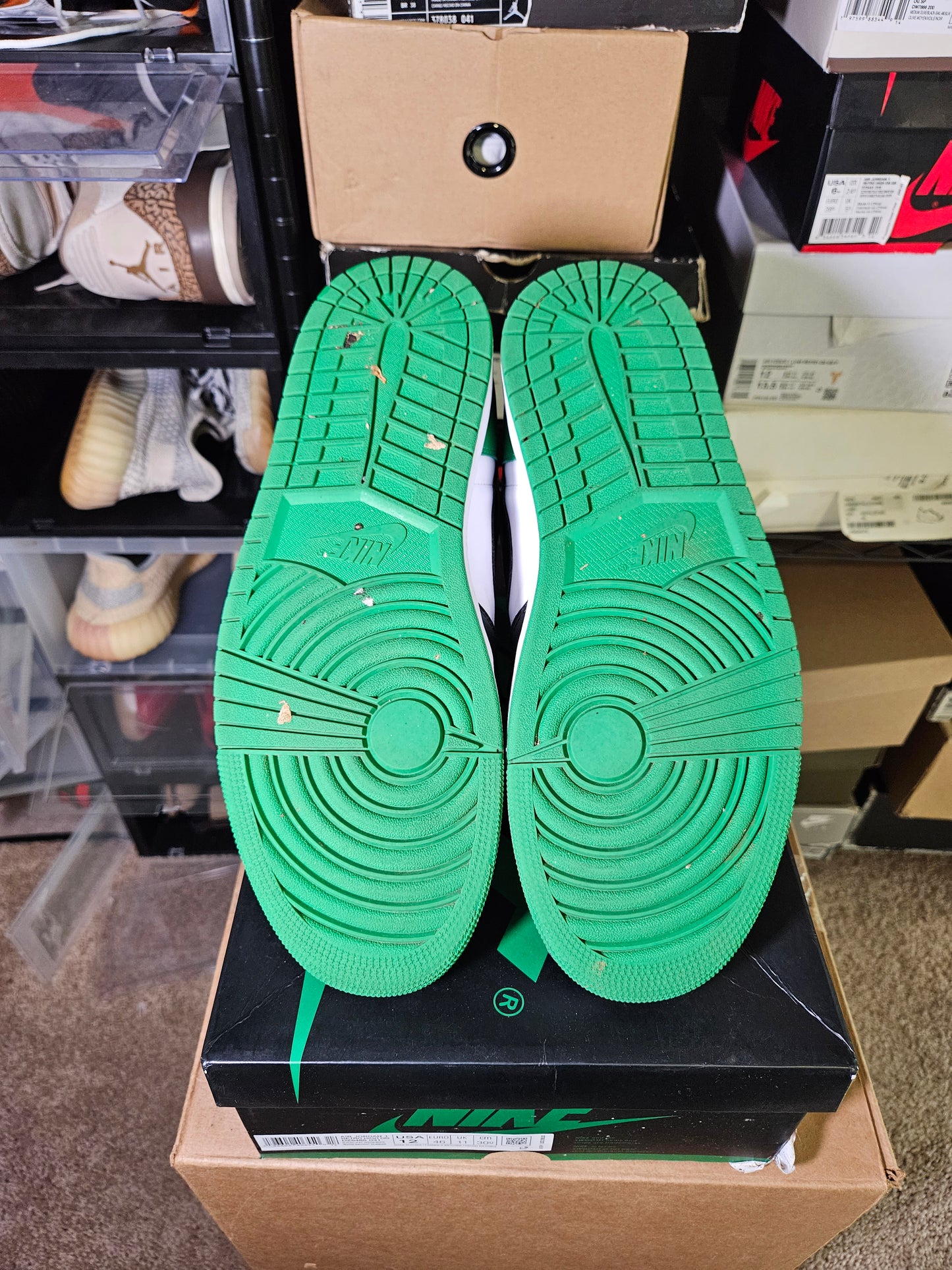 Size 12 - AJ 1 Retro OG High Lucky Green