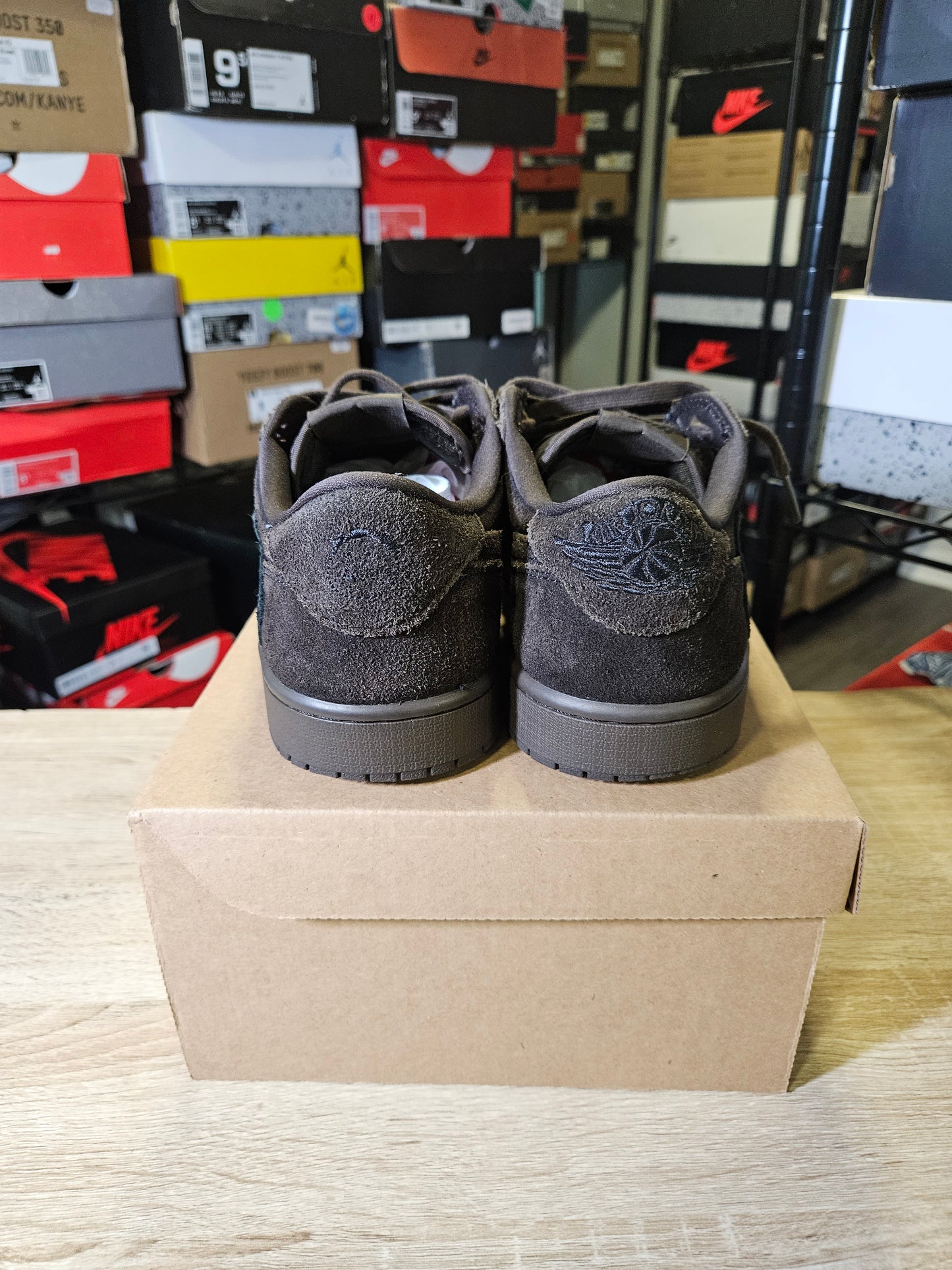 Size 10 - Travis Scott x AJ 1 Retro OG SP Low Velvet Brown