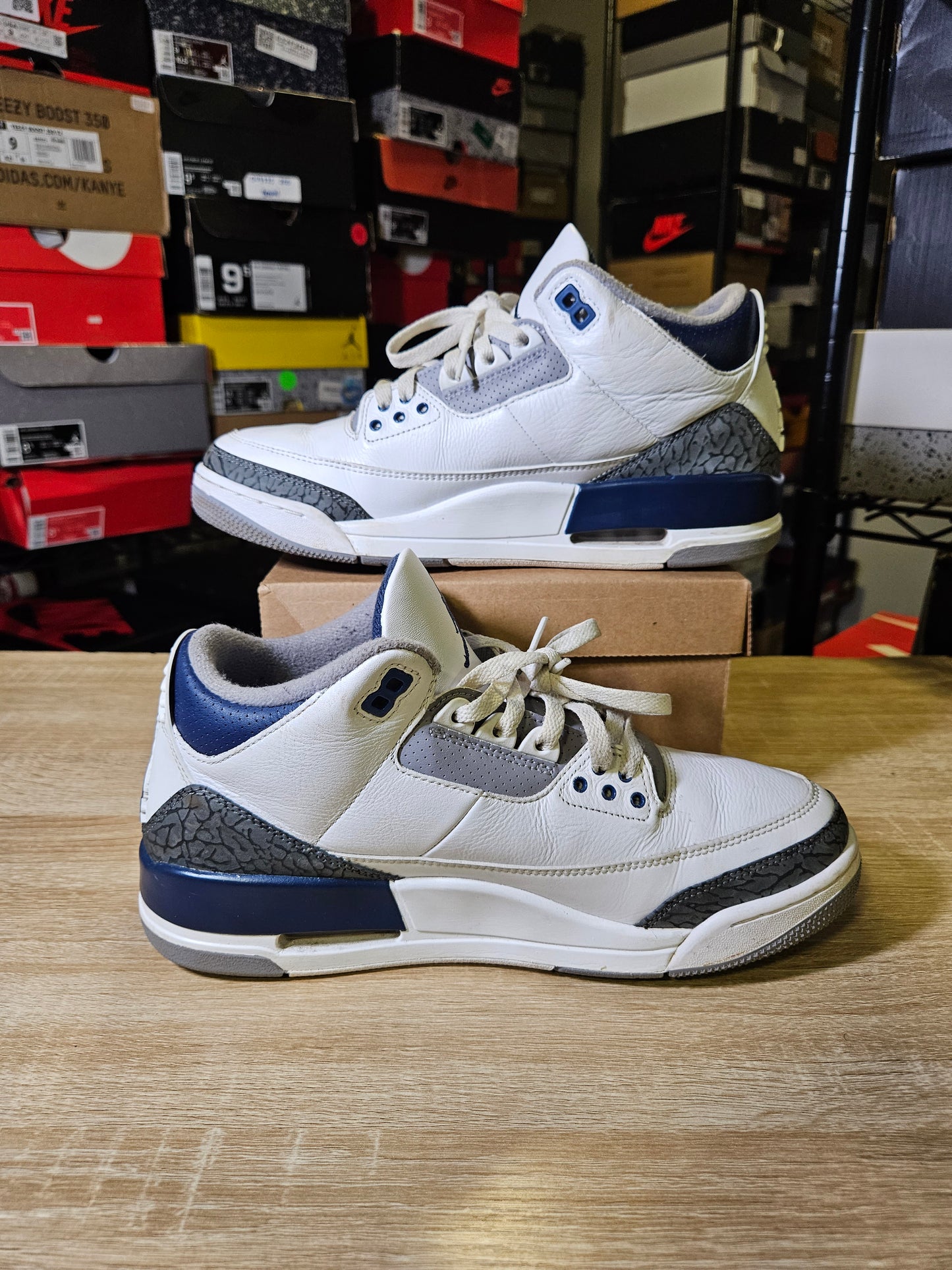 Size 9.5 - AJ 3 Retro Midnight Navy