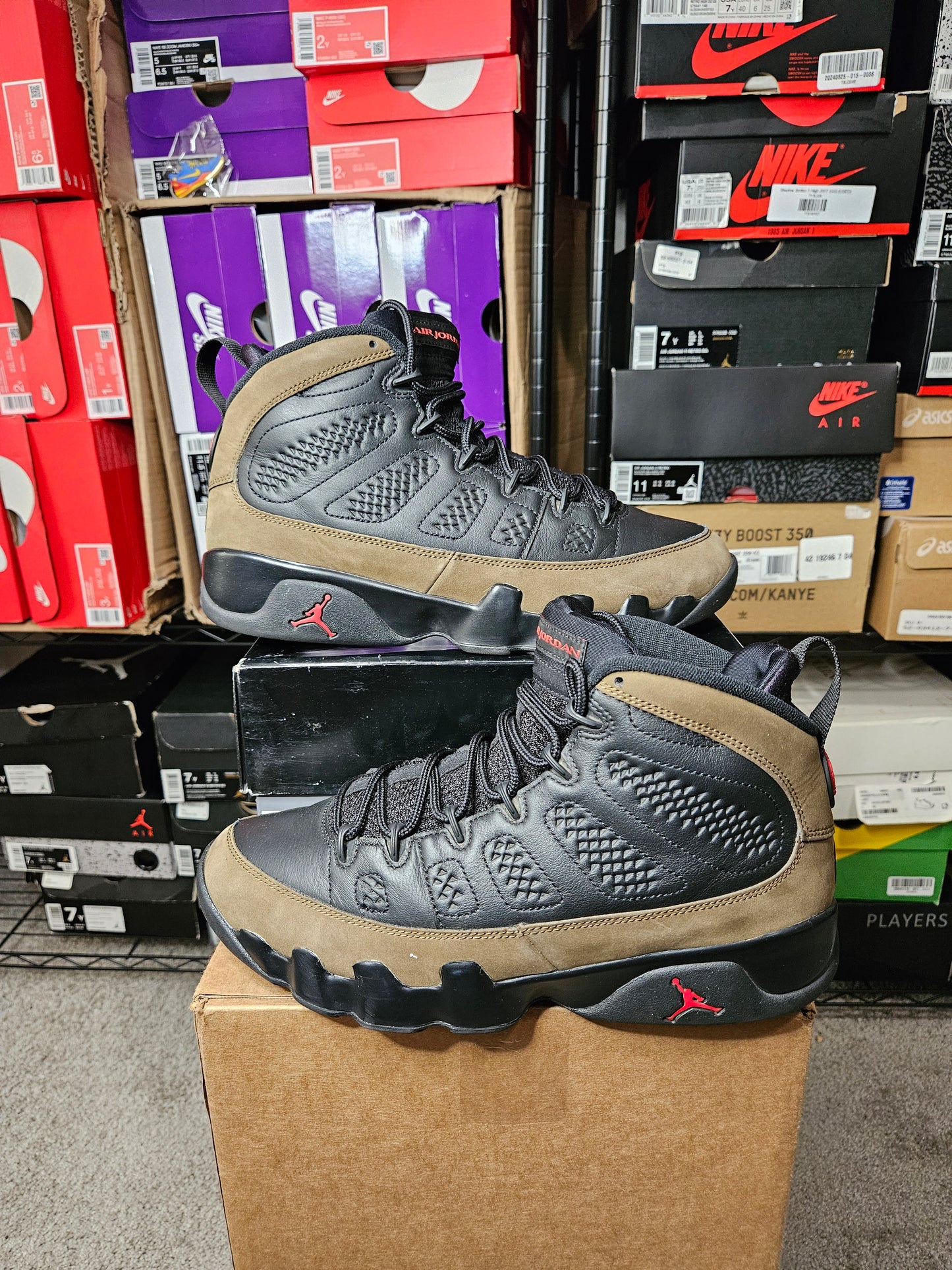 Size 9.5 - AJ 9 Retro 2024 Olive