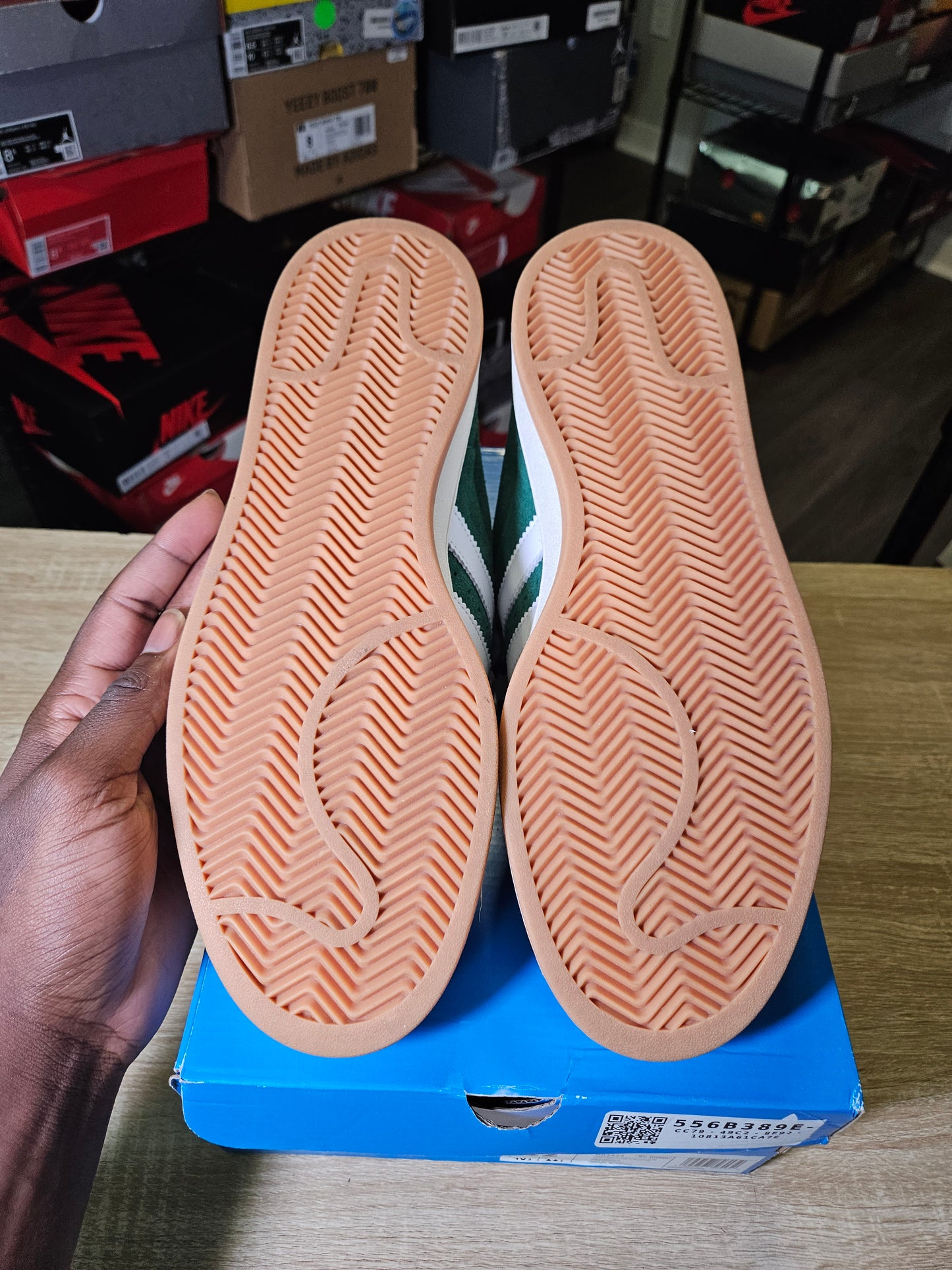 Size 12 - Campus 00s Dark Green Gum