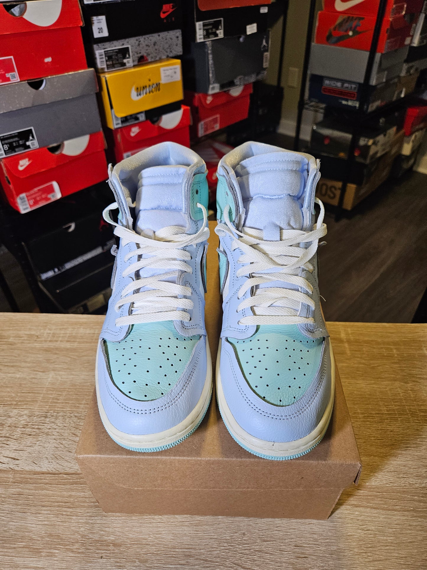 Size 11.5W/10M - Air Jordan 1 Method of Make High Hydrogen Blue Light Dew