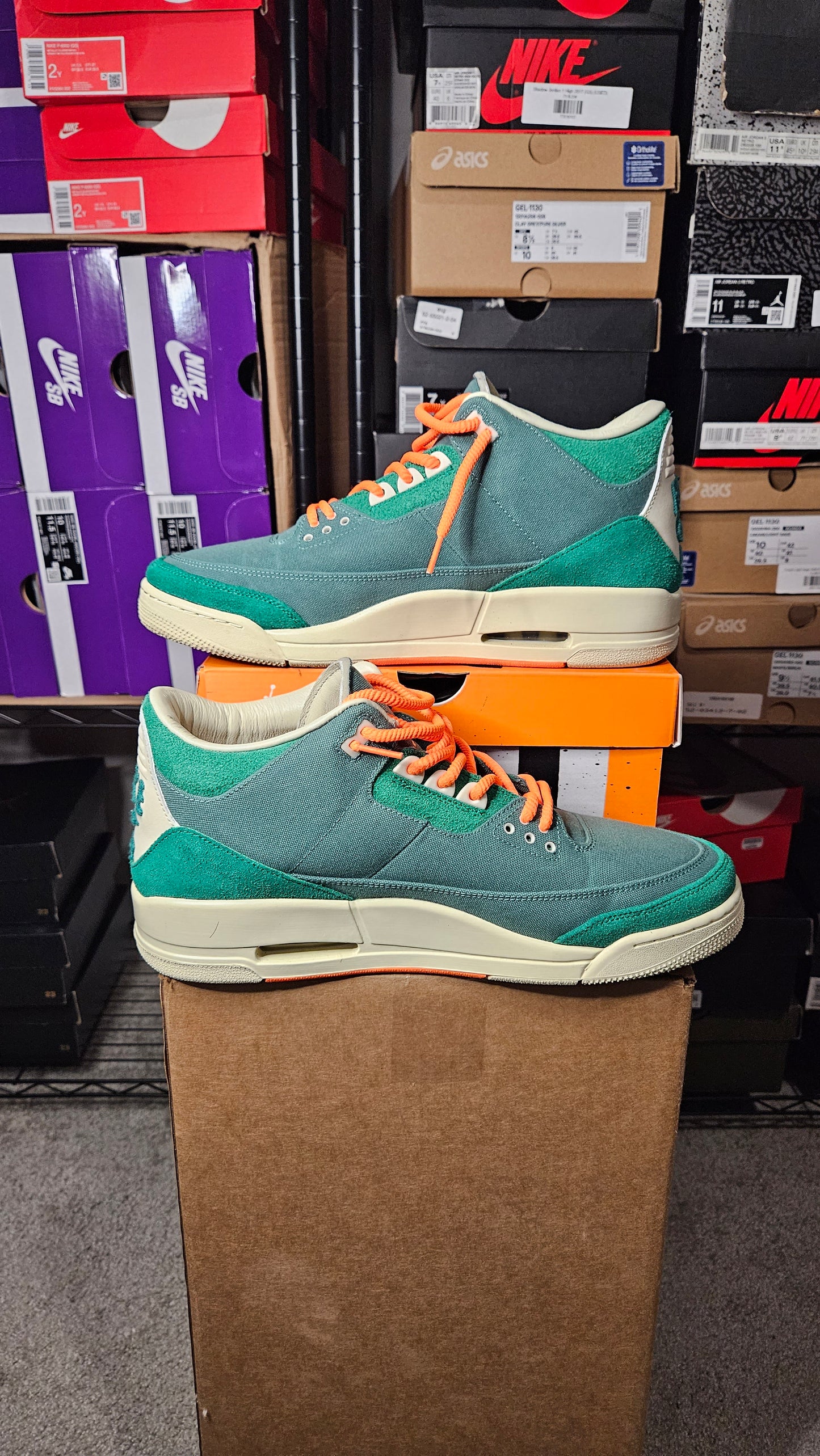Size 14W/12.5M - Nina Chanel Abney x AJ 3 Retro SP Bicoastal