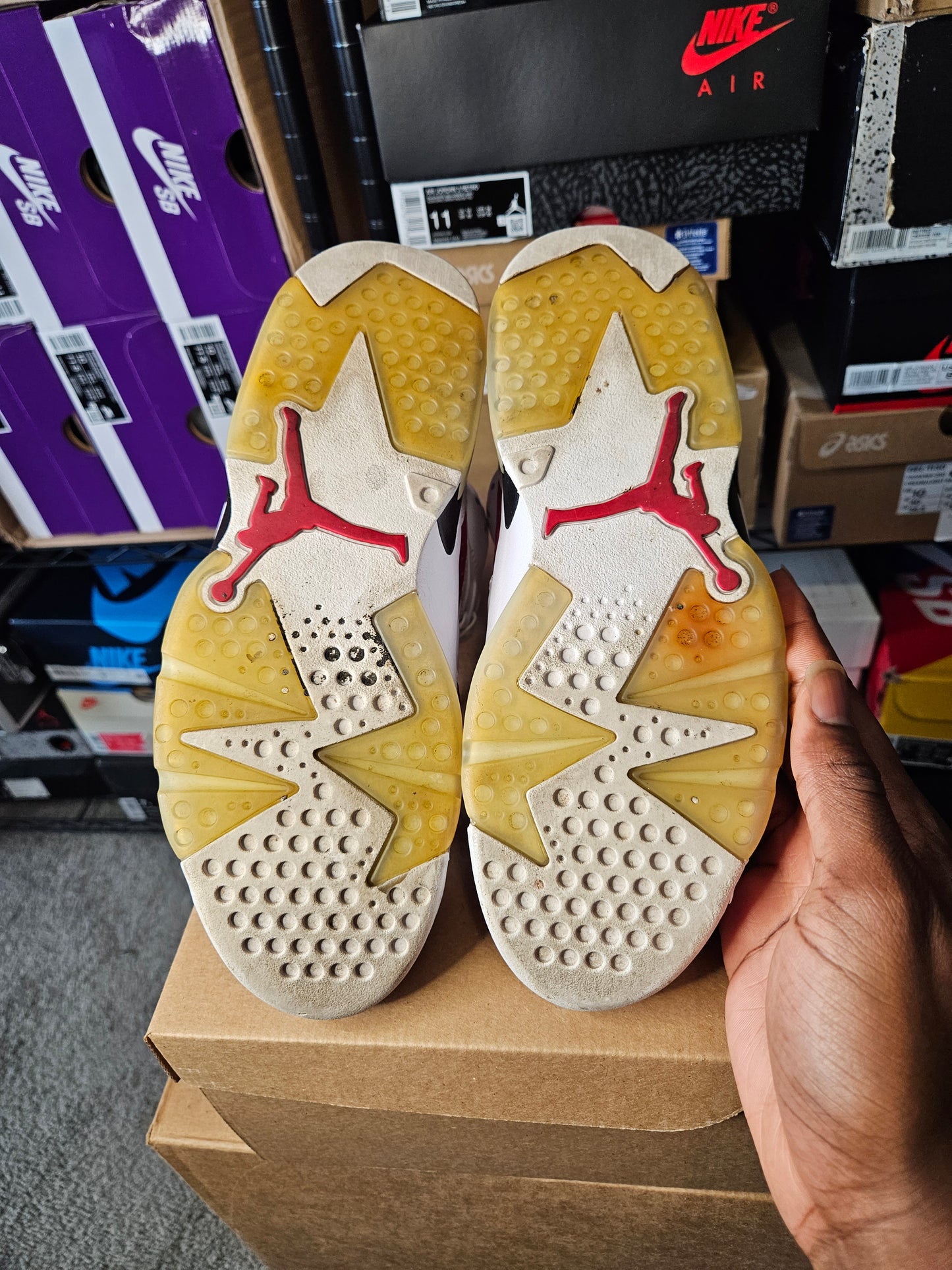 Size 8 - AJ 6 Retro OG Mid Carmine