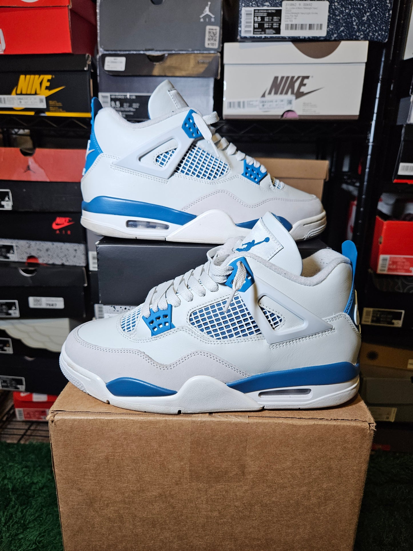 Size 8.5 - AJ 4 Retro 2024 Military Blue