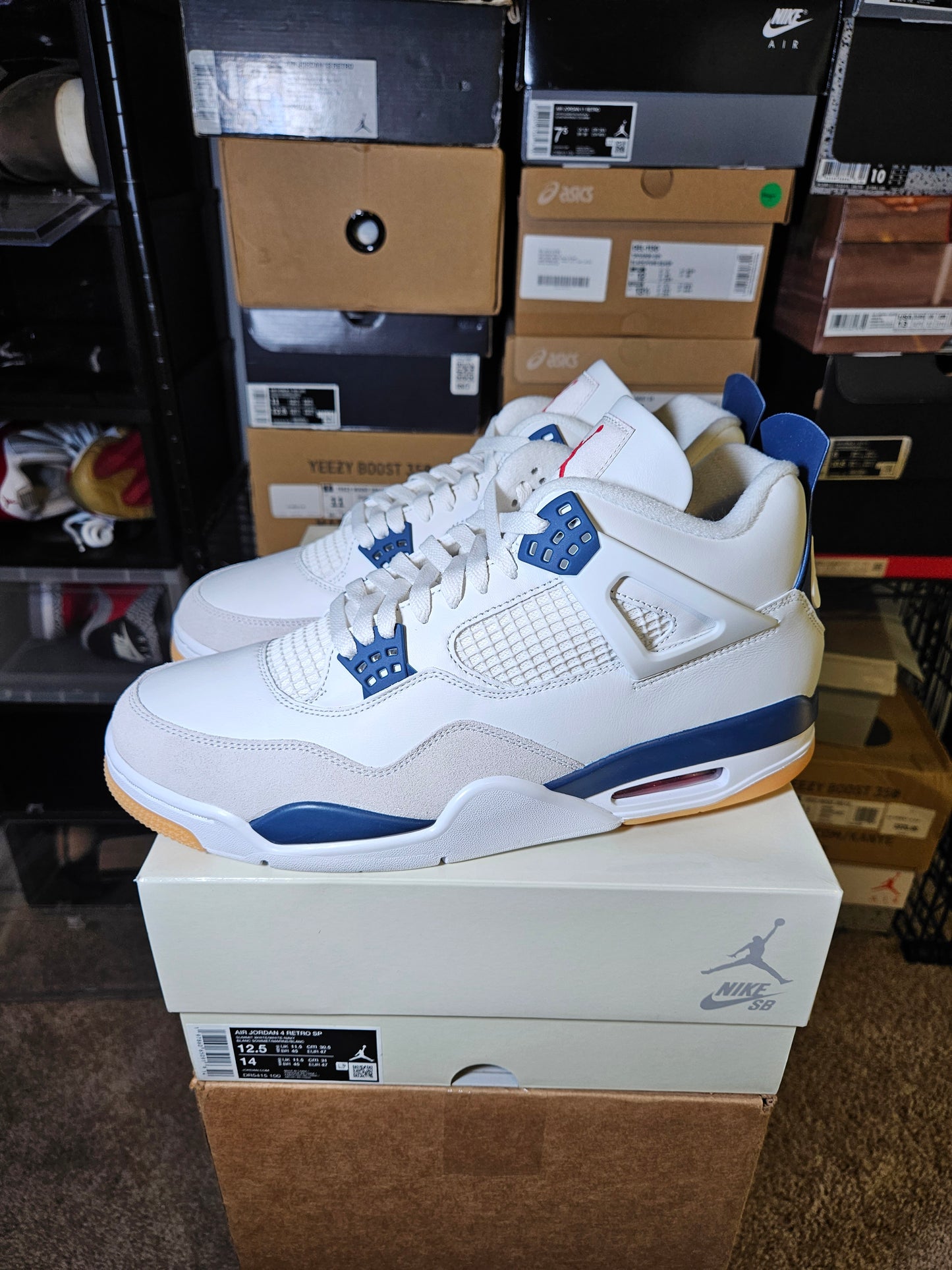 Size 12.5 - AJ 4 Navy SB