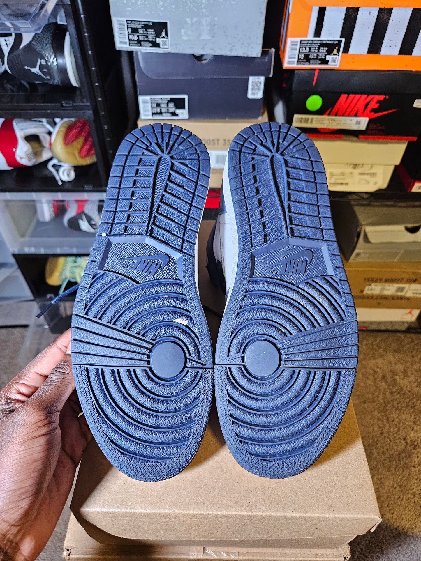 Size 9 - AJ 1 Retro High CO.JP Midnight Navy