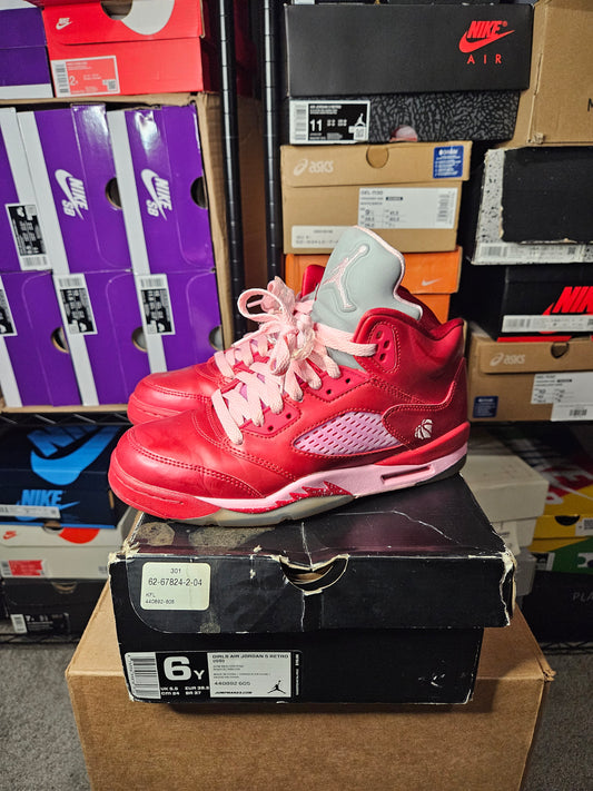 Size 6 - AJ 5 Retro 2013 Valentines Day