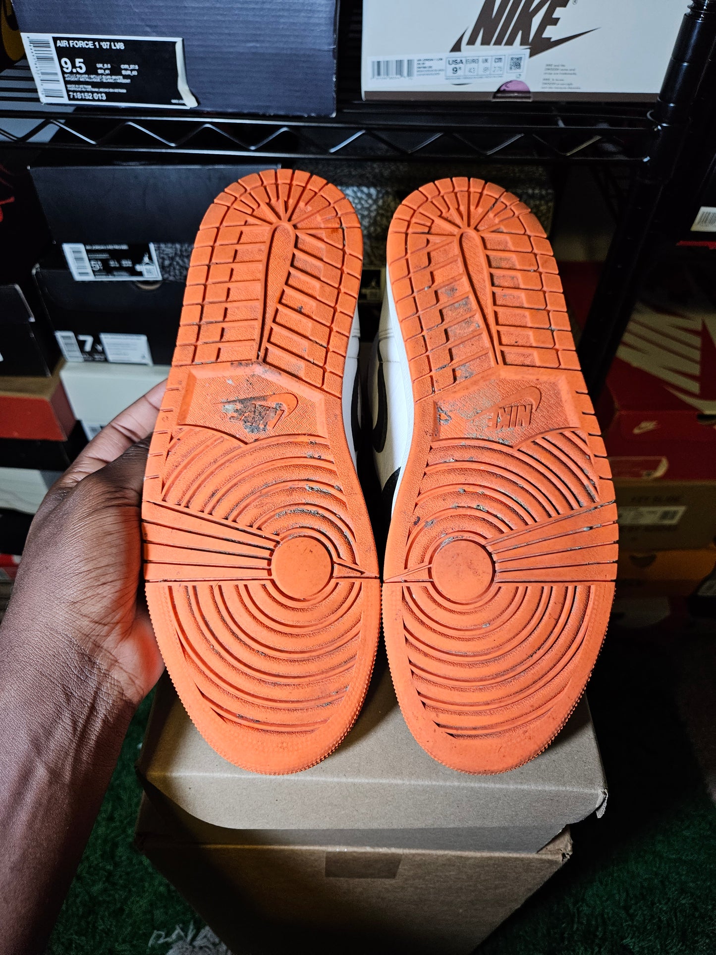 Size 10.5 - AJ 1 Retro High Electro Orange